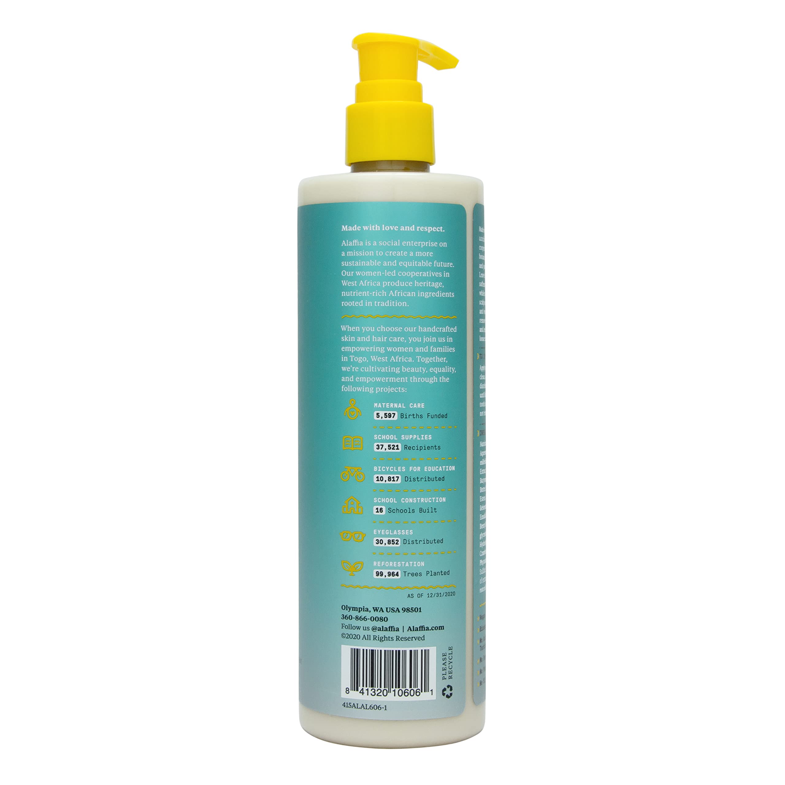 Foto 4 pulgar | Acondicionador Sin Enjuague Alaffia Beautiful Curls, 355 Ml, Ondulado Y Rizado - Venta Internacional.