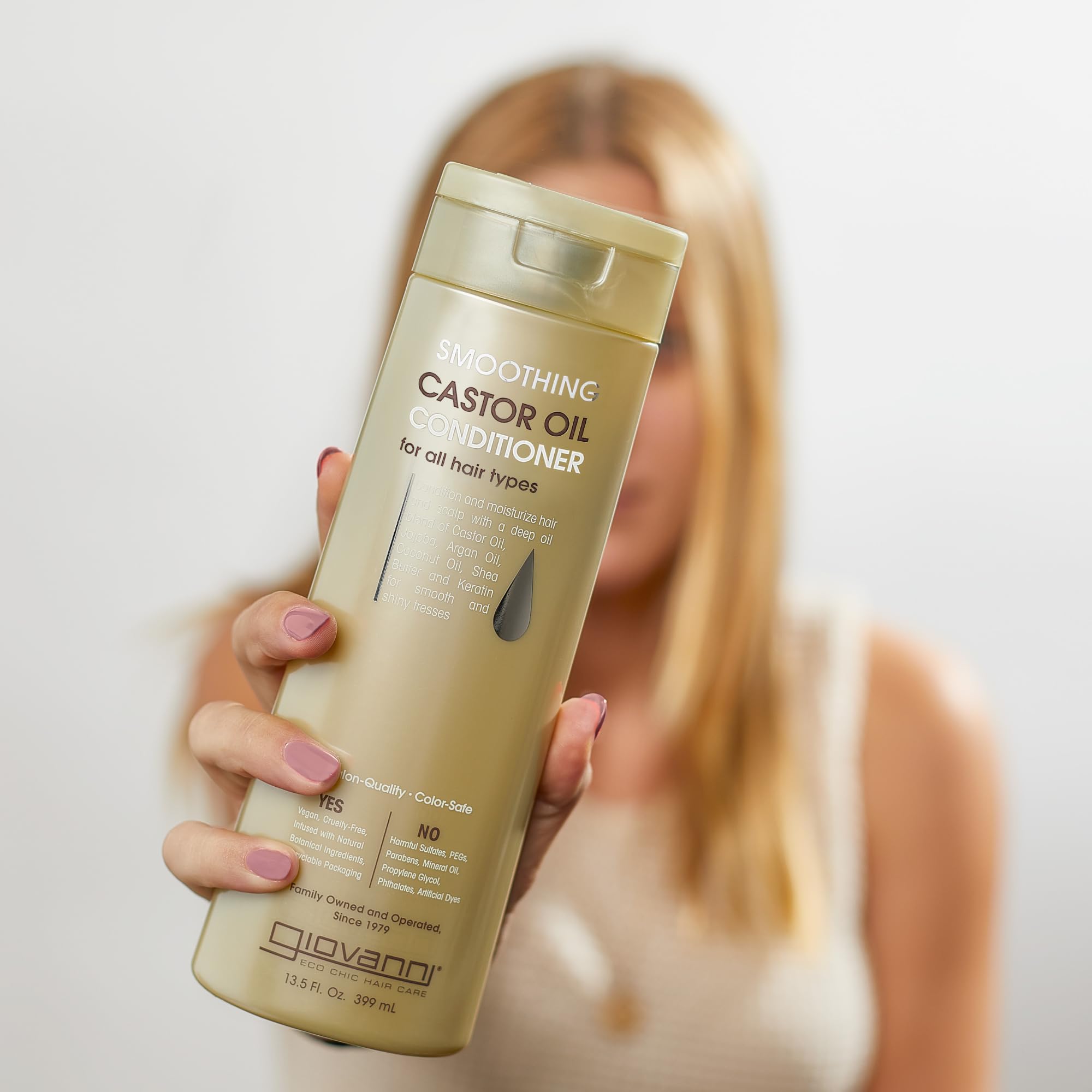 Foto 3 pulgar | Acondicionador Giovanni, Aceite De Ricino Suavizante, 400 Ml, Para Todo Tipo De Cabello - Venta Internacional.