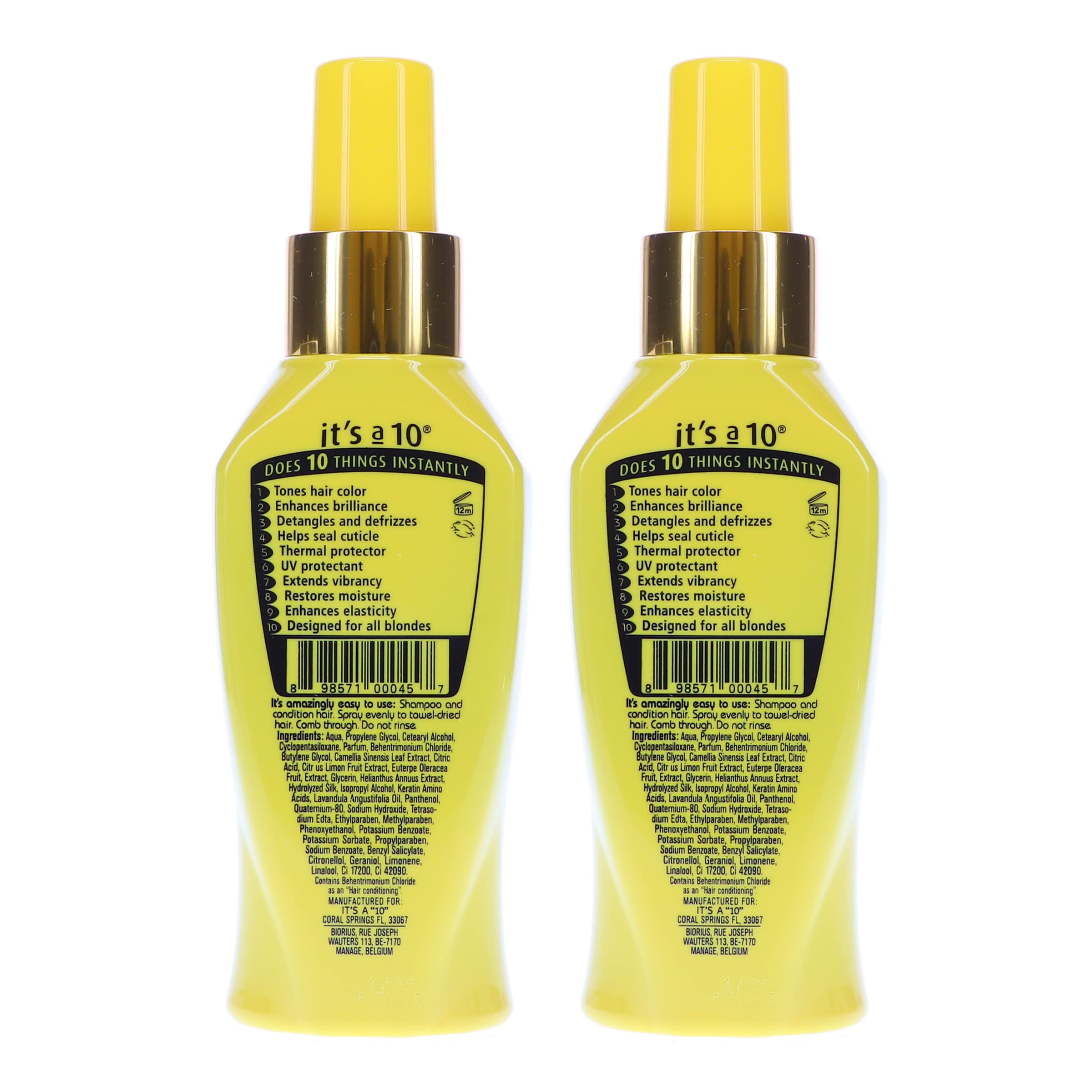 Foto 5 pulgar | Treatment It's A Miracle Leave-in Para Rubias, 120 Ml (paquete De 2) - Venta Internacional.