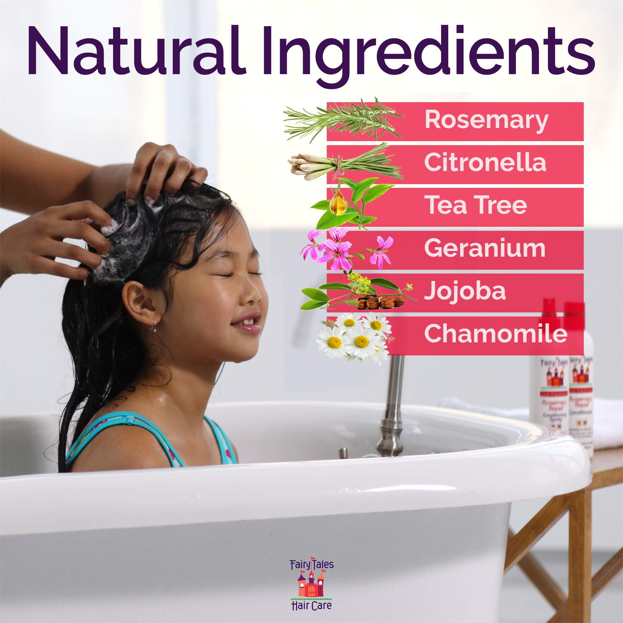 Foto 5 pulgar | Champú Fairy Tales Rosemary Repele Contra Piojos, 360 Ml - Venta Internacional.