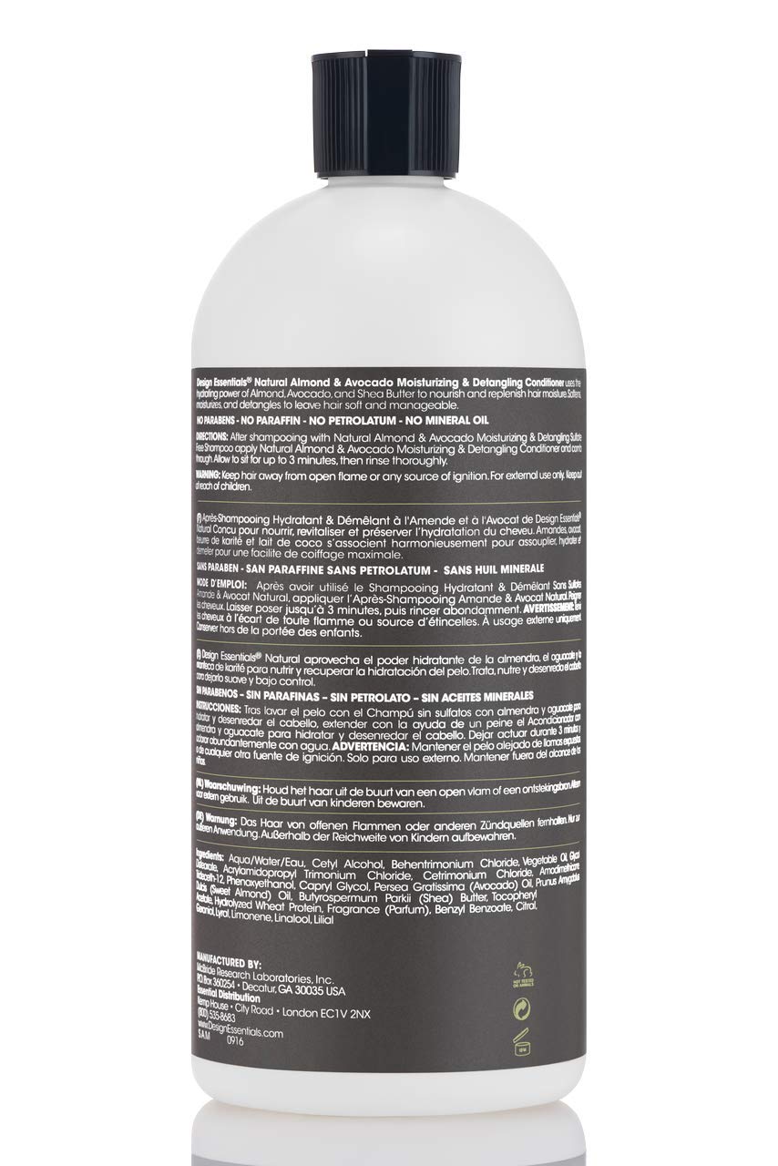 Foto 3 pulgar | Acondicionador Design Essentials Almendra Y Aguacate 946 Ml - Venta Internacional.