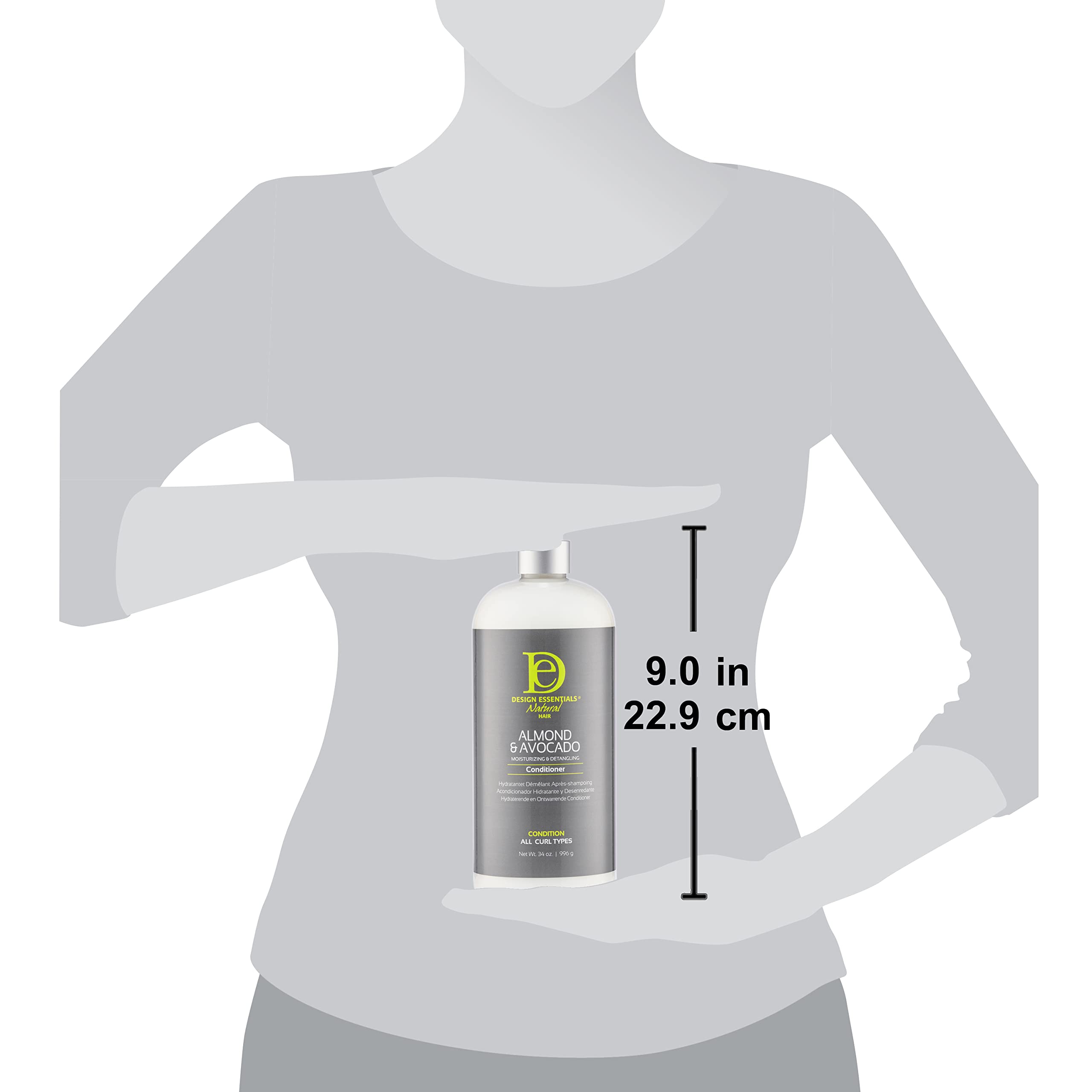 Foto 3 | Acondicionador Design Essentials Almendra Y Aguacate 946 Ml - Venta Internacional.