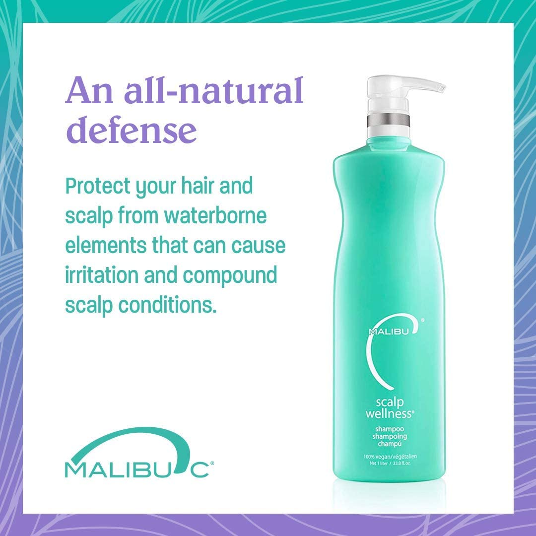 Foto 4 pulgar | Acondicionador Malibu C Scalp Wellness, 1 Litro, Con Eucalipto Y Hierbabuena - Venta Internacional.