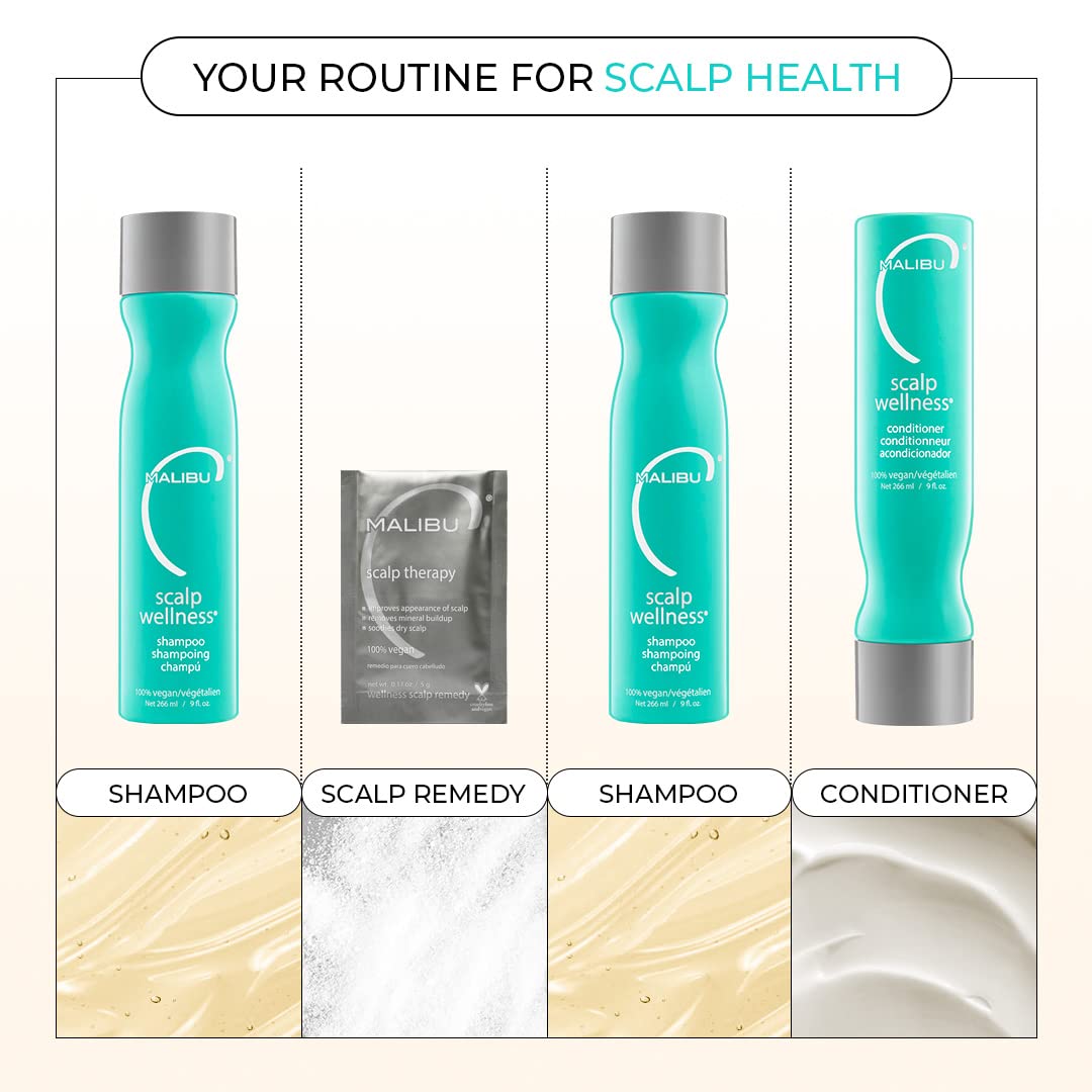 Foto 7 pulgar | Acondicionador Malibu C Scalp Wellness, 1 Litro, Con Eucalipto Y Hierbabuena - Venta Internacional.