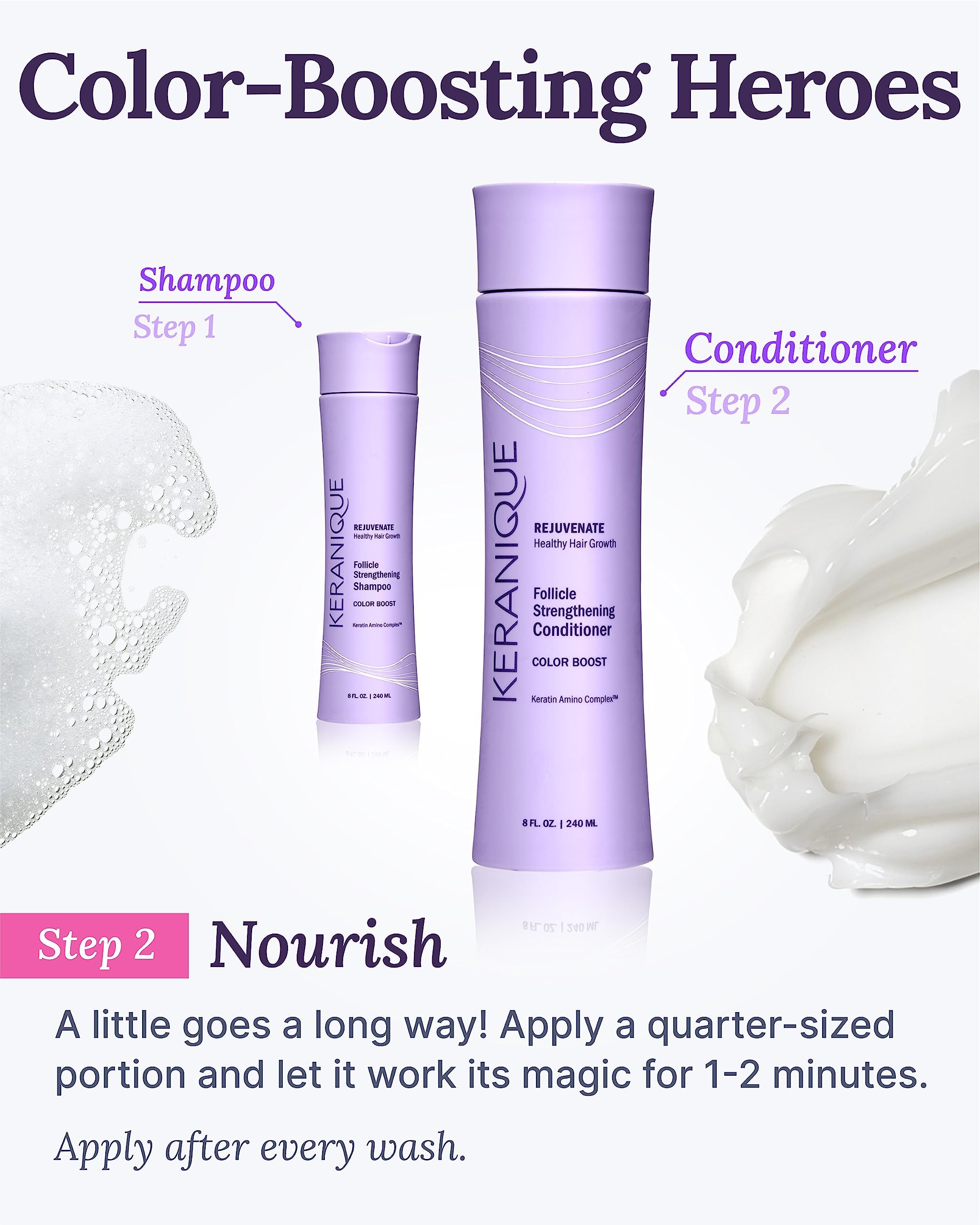 Foto 7 pulgar | Acondicionador Keranique Color Boost Scalp Revitalizante 100 Ml - Venta Internacional.