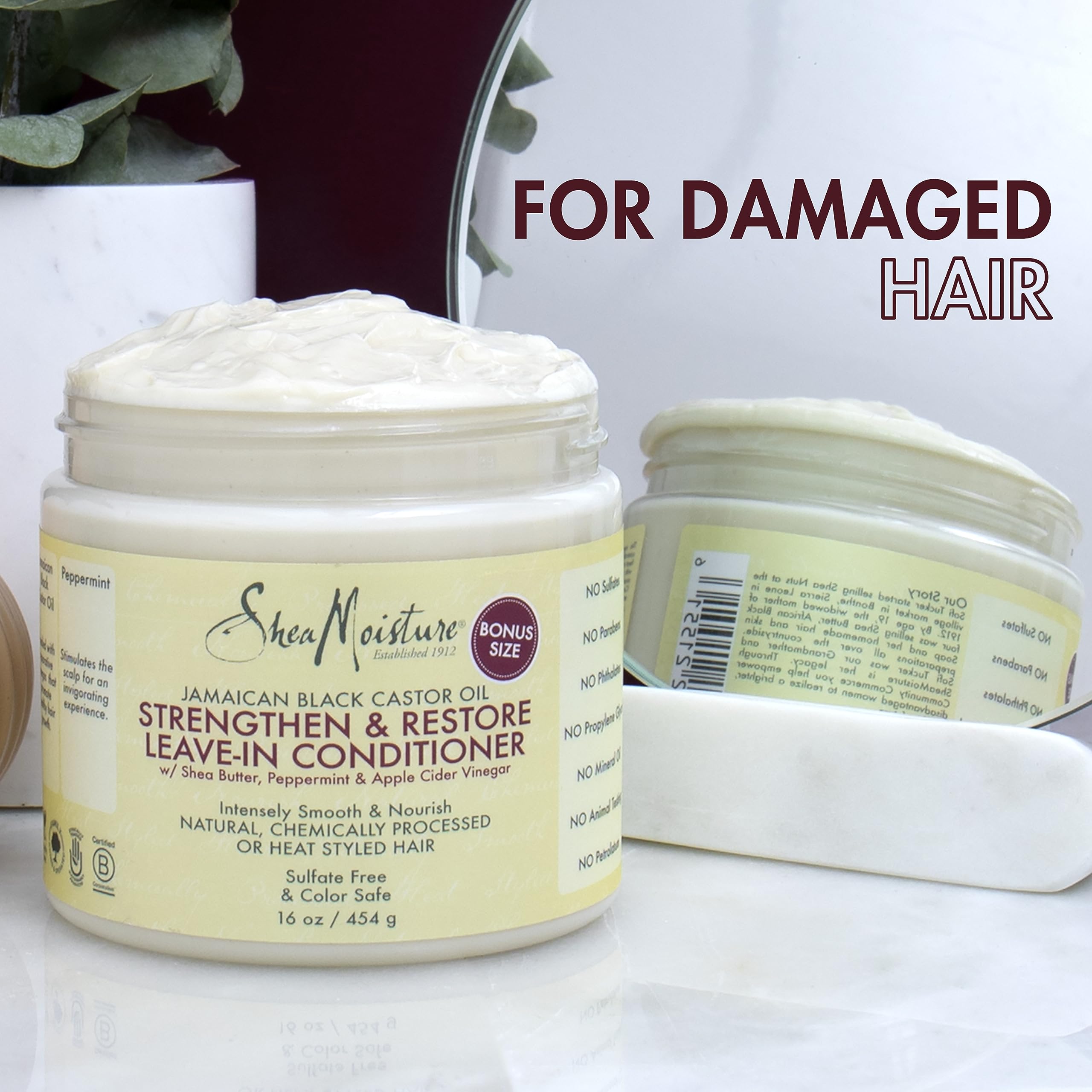Foto 4 pulgar | Acondicionador Sin Enjuague Sheamoisture Con Aceite De Ricino Negro Jamaicano - Venta Internacional.