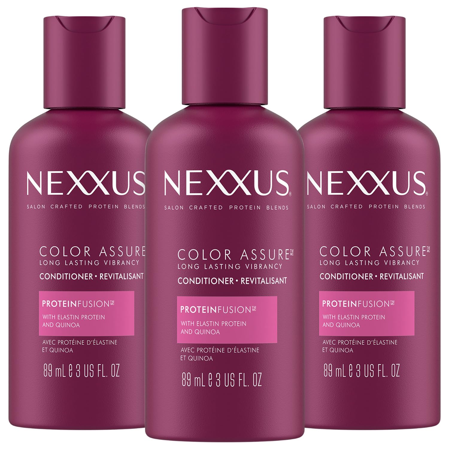 Foto 2 pulgar | Acondicionador Nexxus Color Assure, Tamaño Viaje, 90 Ml, Paquete De 3 - Venta Internacional.