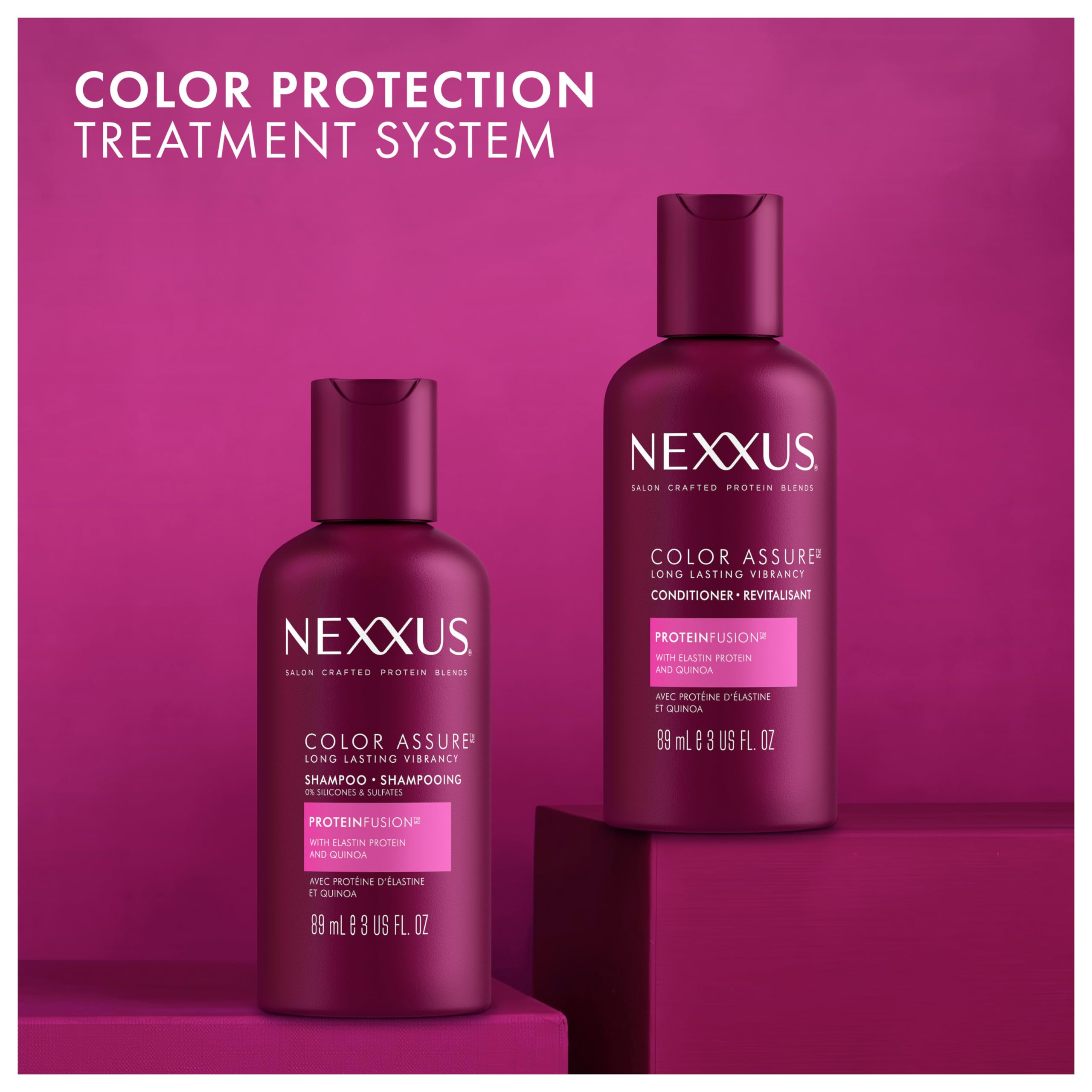 Foto 4 pulgar | Acondicionador Nexxus Color Assure, Tamaño Viaje, 90 Ml, Paquete De 3 - Venta Internacional.