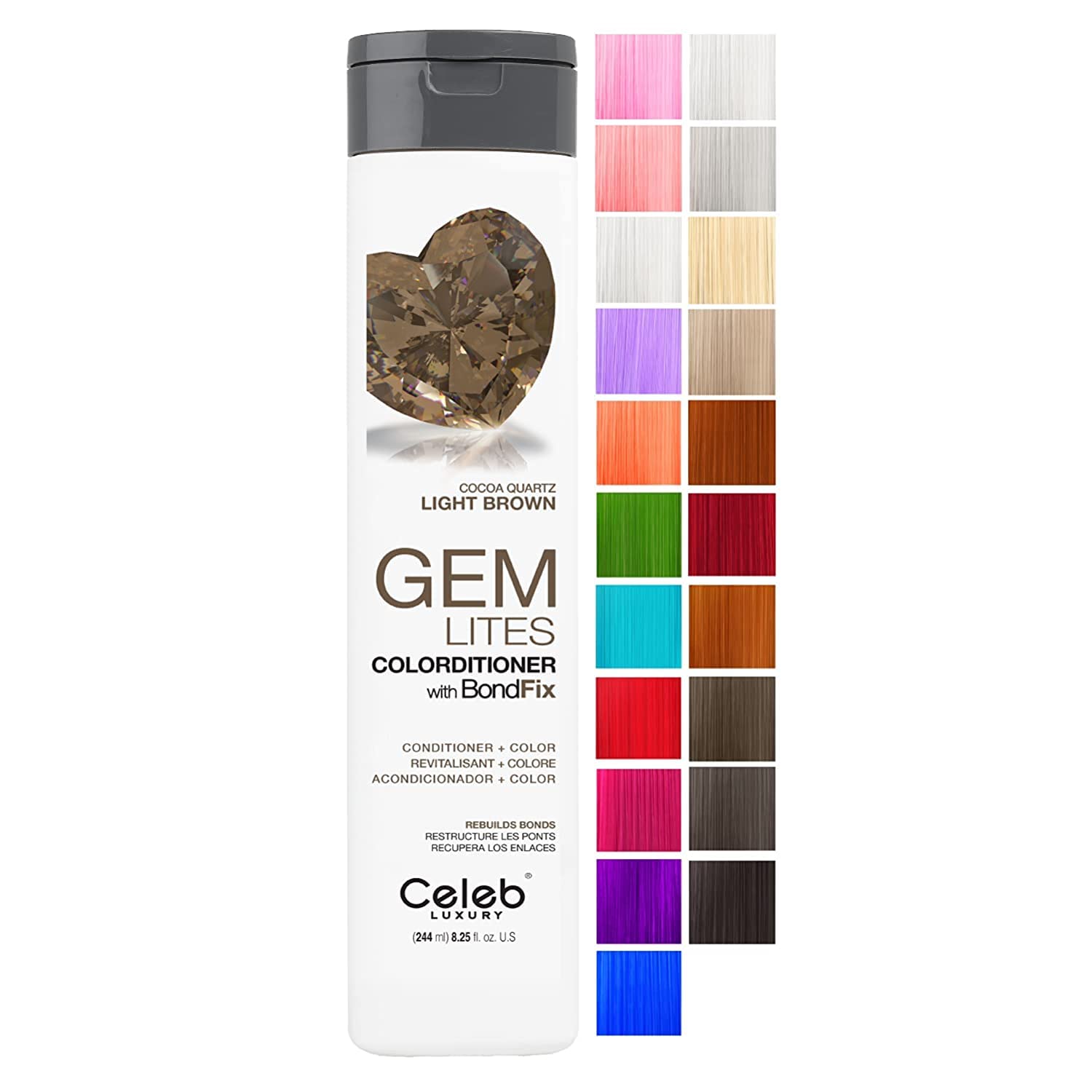 Foto 1 | Acondicionador Depositante De Color Para El Cabello Celeb Luxury Gem Lites - Venta Internacional.