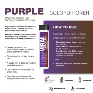 Foto 3 | Acondicionador Colorwash Que Deposita Tintes Para El Cabello Celeb Luxury - Venta Internacional.