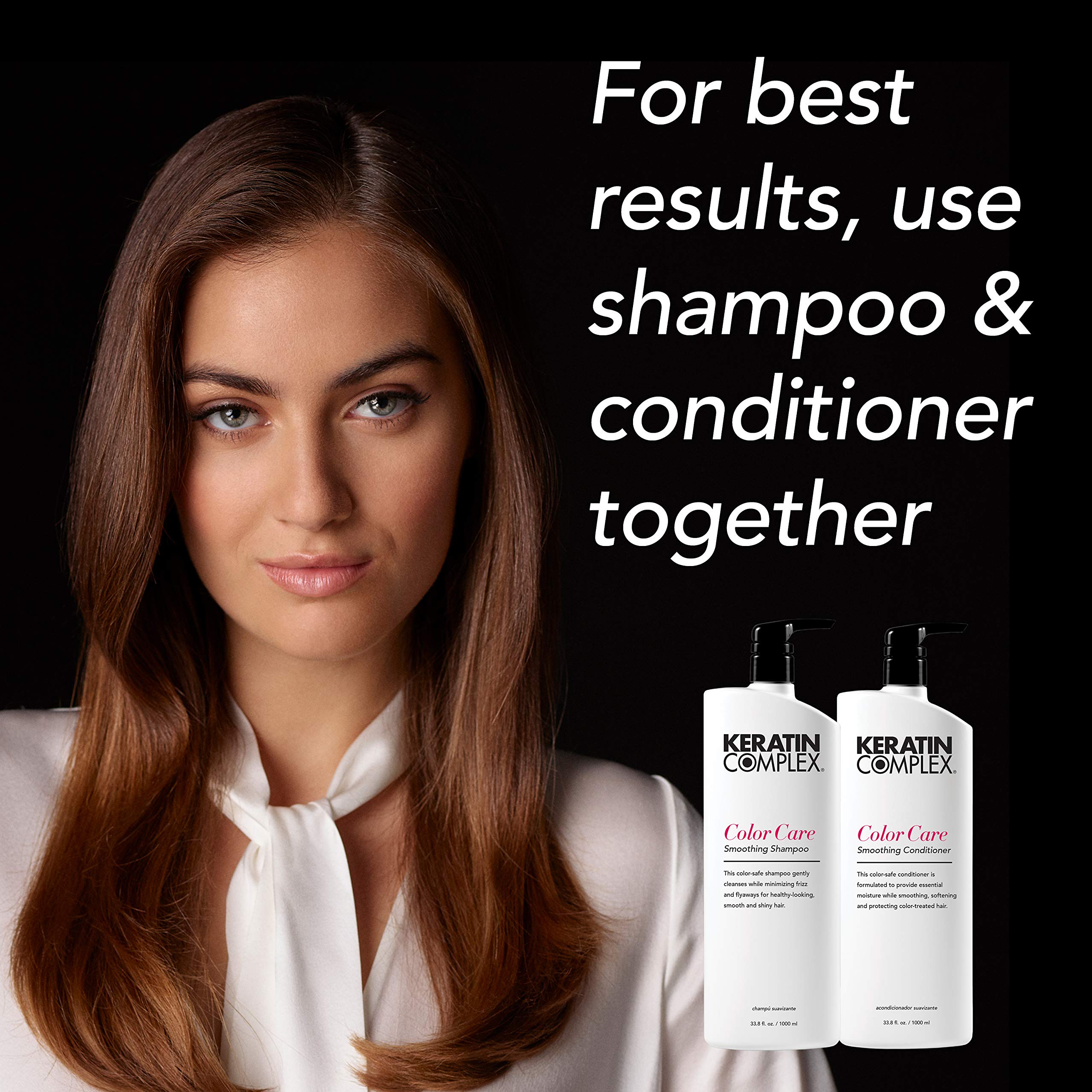 Foto 4 pulgar | Acondicionador Keratin Complex Color Care Suavizante 1l - Venta Internacional.