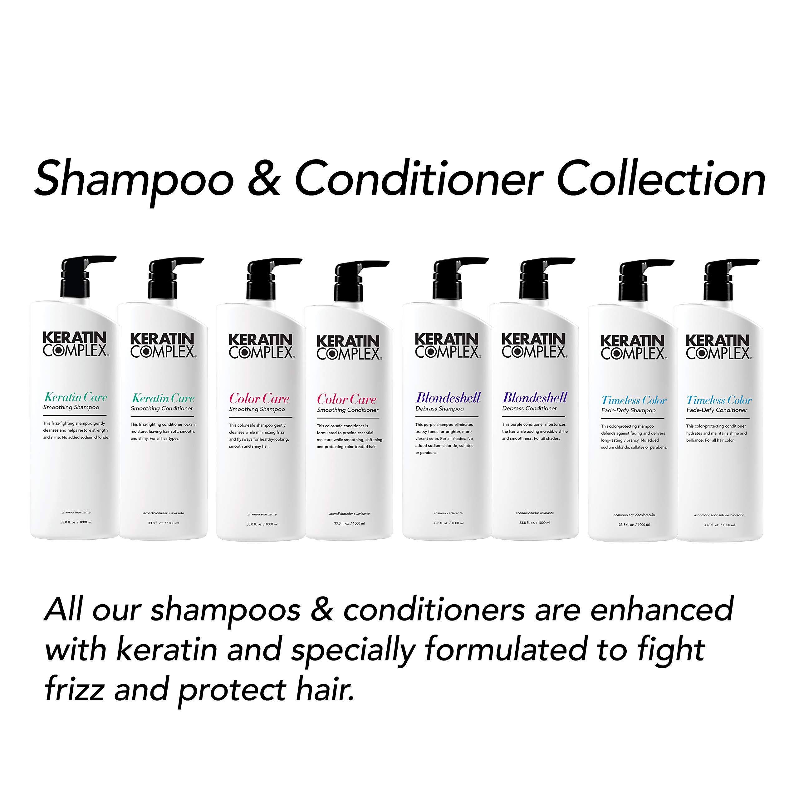 Foto 5 pulgar | Acondicionador Keratin Complex Color Care Suavizante 1l - Venta Internacional.