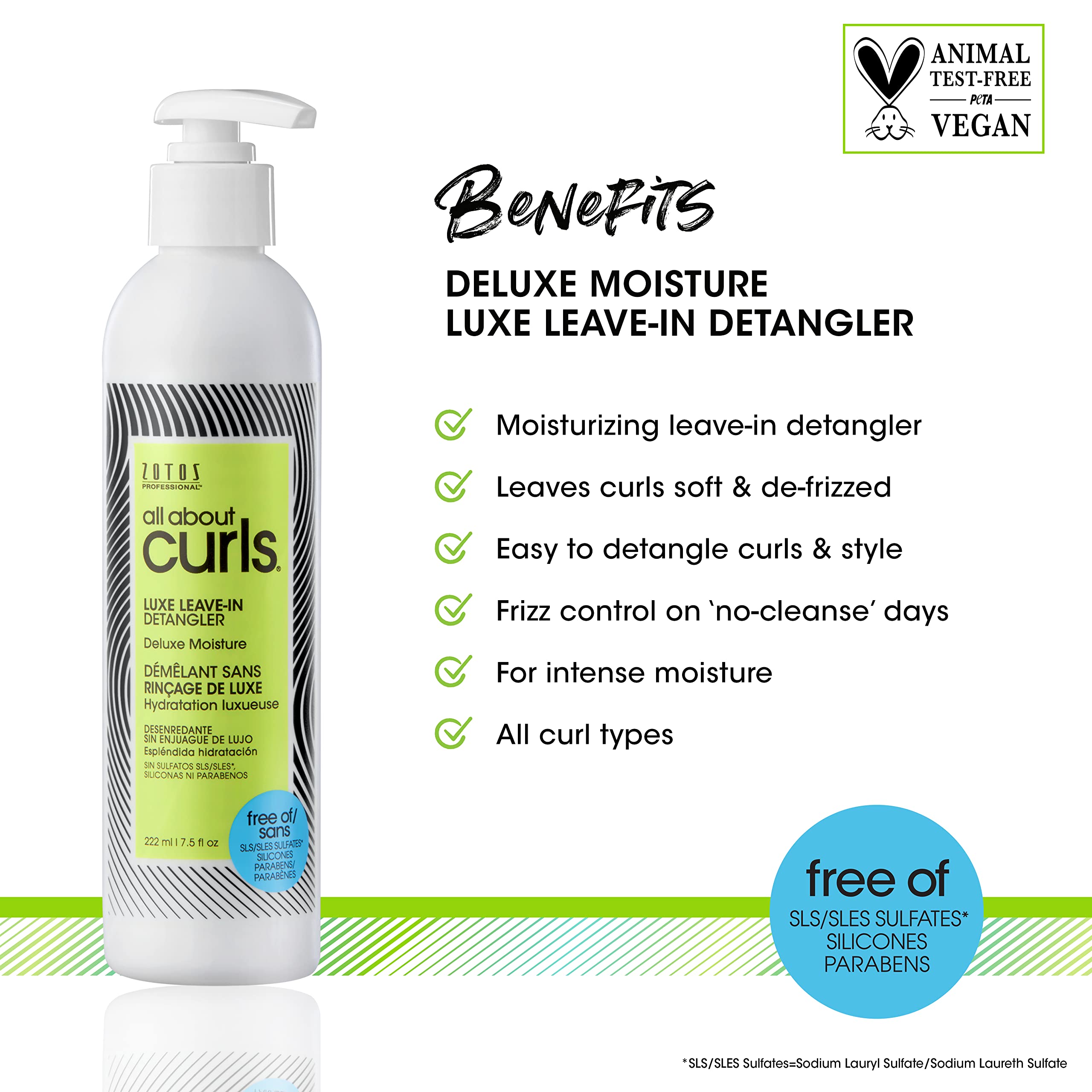 Foto 2 | Desenredante Sin Enjuague All About Curls Luxe Deluxe Moisture 220 Ml - Venta Internacional.