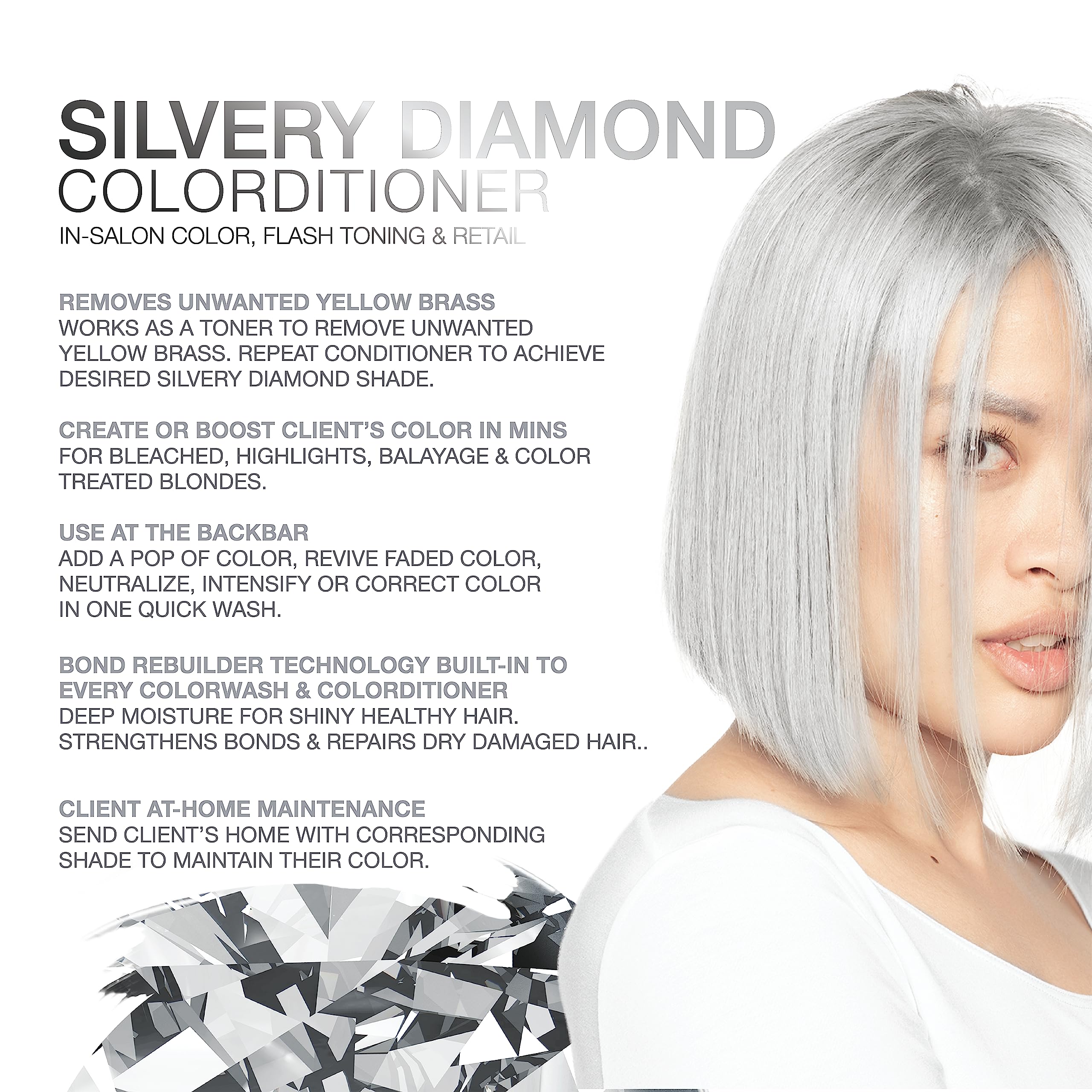 Foto 2 | Acondicionador Depositante De Color Para El Cabello Celeb Luxury Gem Lites - Venta Internacional.