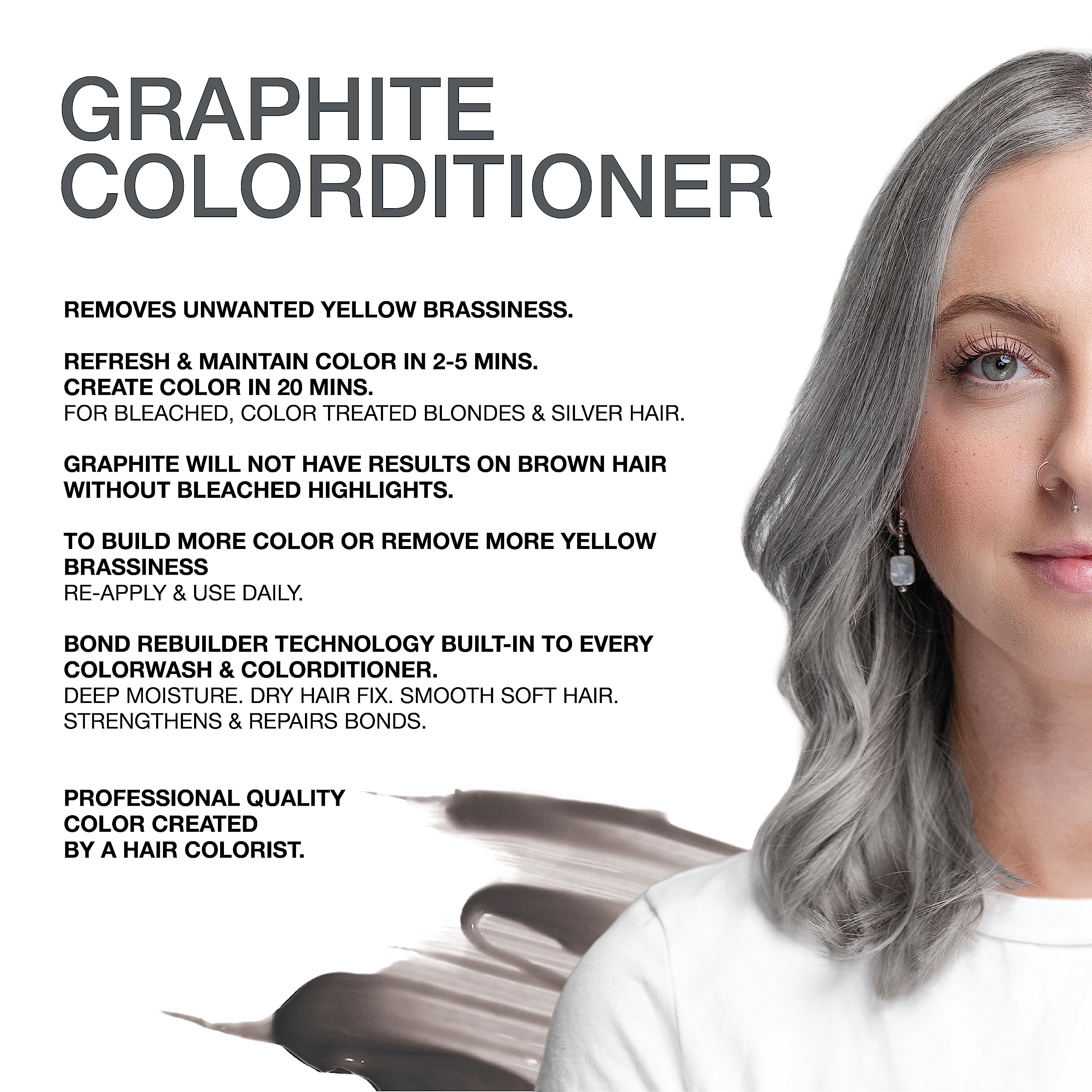 Foto 3 pulgar | Acondicionador Depositante De Color Para El Cabello Celeb Luxury Viral Graphite - Venta Internacional.