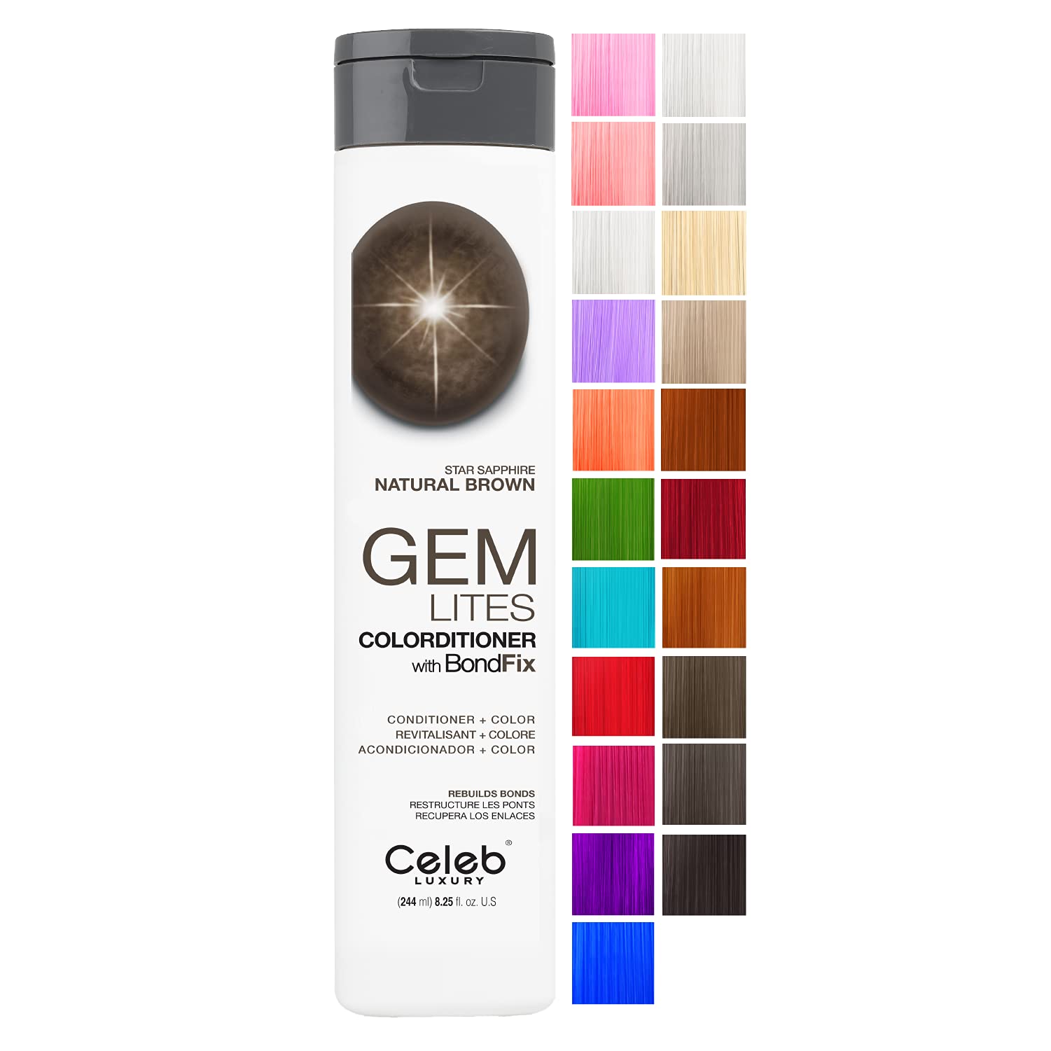Acondicionador Depositante De Color Para El Cabello Celeb Luxury Star Sapphire - Venta Internacional.