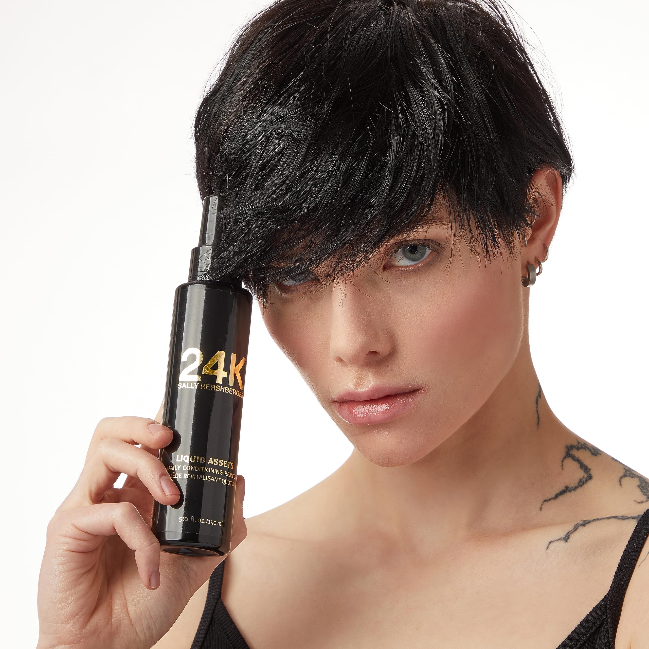 Foto 4 pulgar | Remedio Acondicionador Sally Hershberger 24k Liquid Assets 150 Ml - Venta Internacional.
