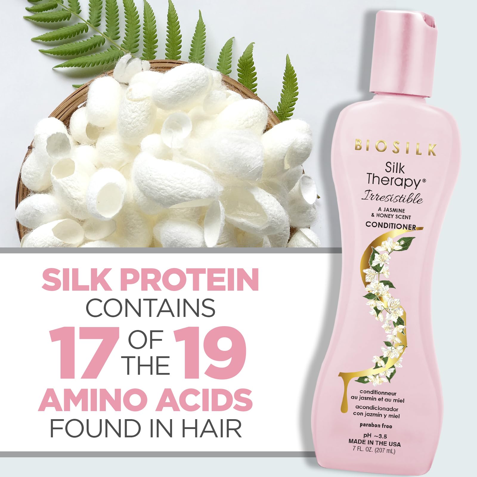 Foto 5 | Acondicionador Biosilk Irresistible Collection Silk Therapy 200 Ml - Venta Internacional.