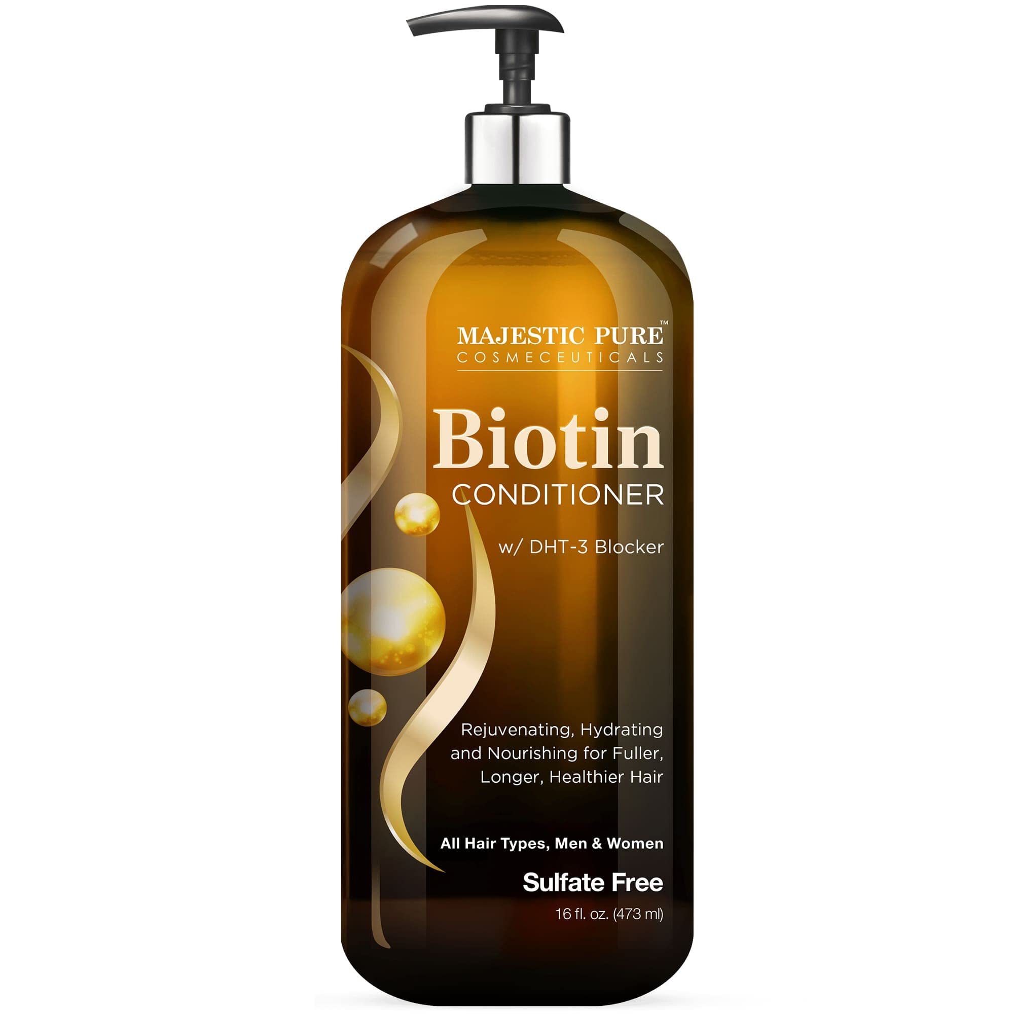 Foto 2 pulgar | Acondicionador Majestic Pure Biotin Para Pérdida De Cabello, 480 Ml, Sin Sulfatos - Venta Internacional.
