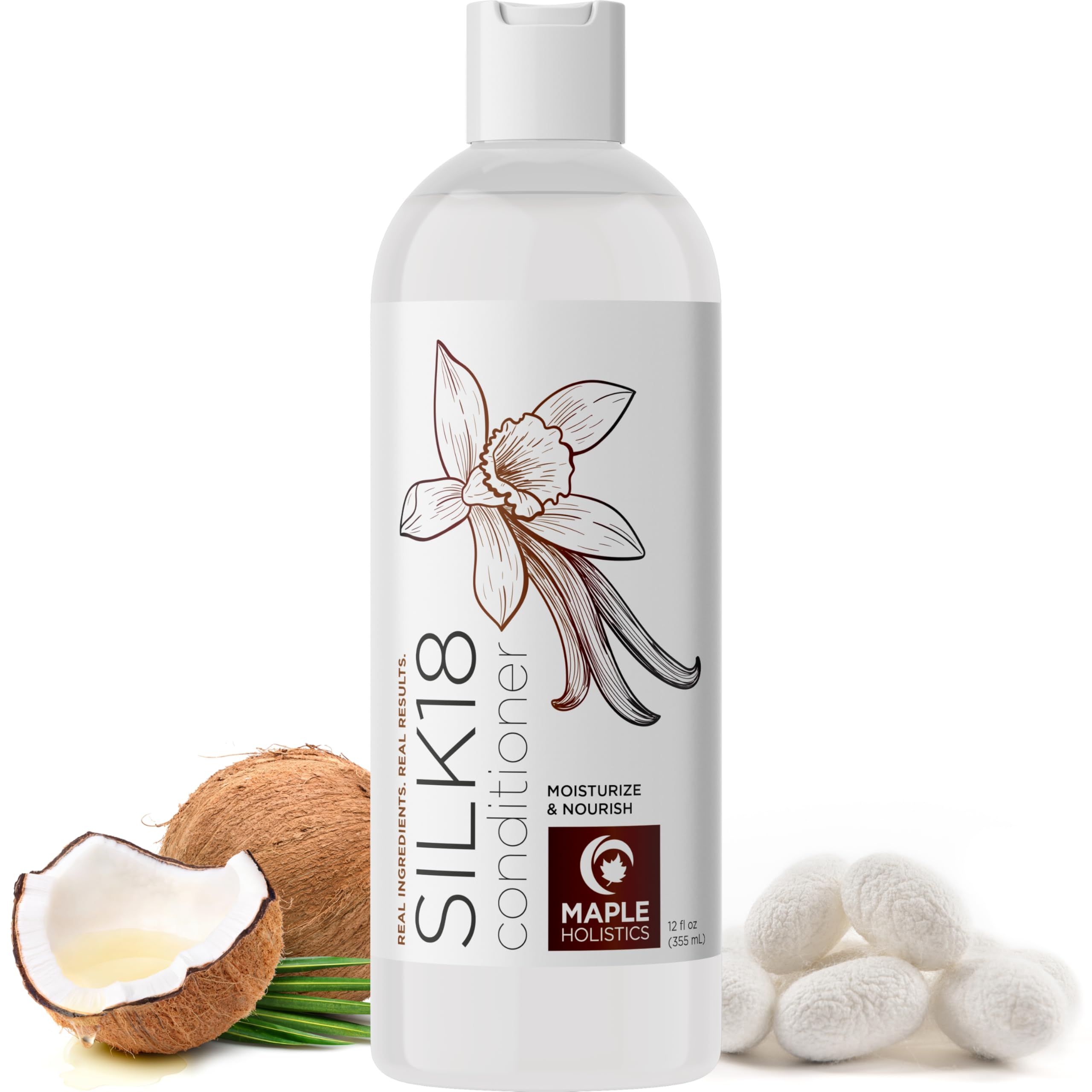 Foto 2 pulgar | Acondicionador Para Cabello Seco Dañado Maple Holistics Silk18 - Venta Internacional.