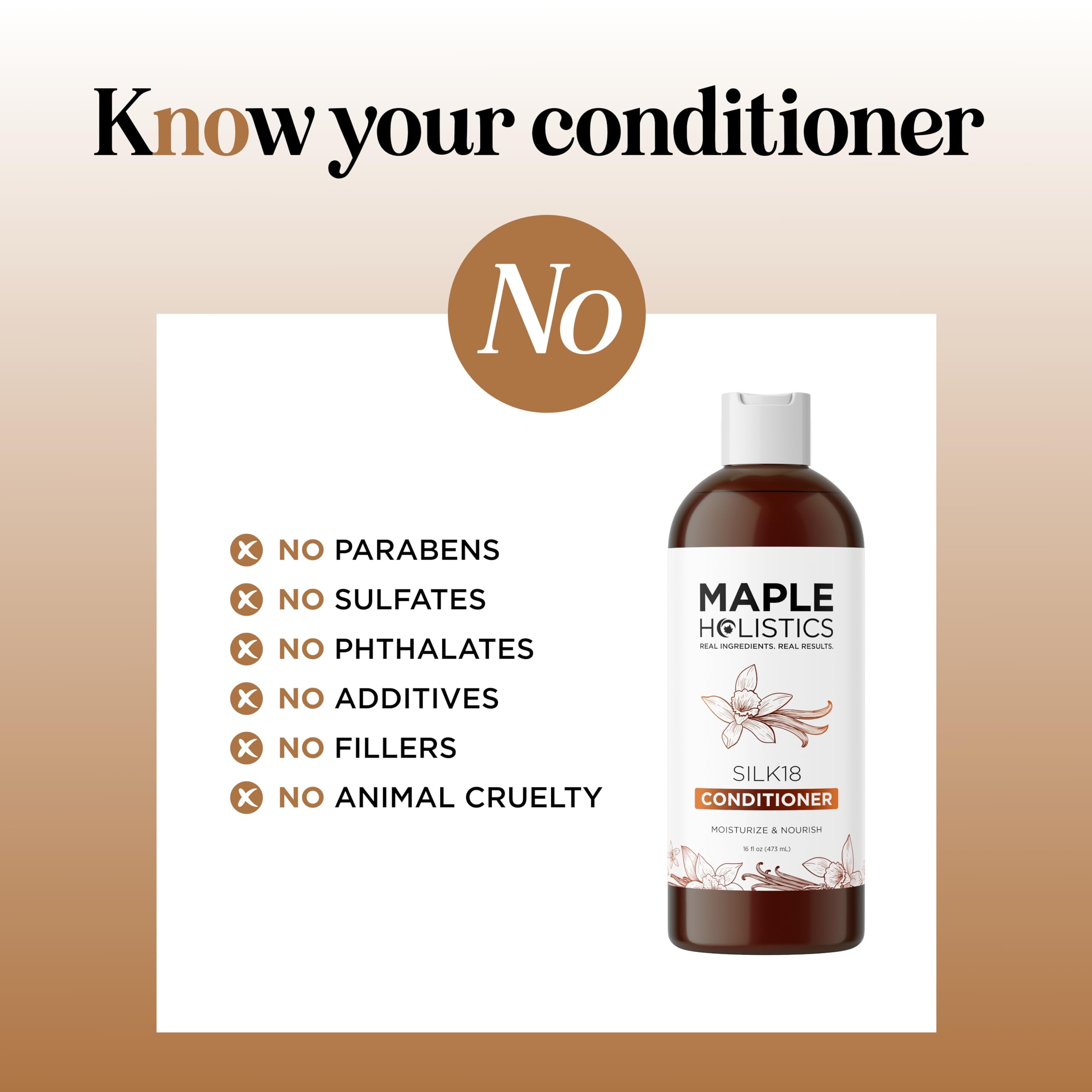 Foto 8 pulgar | Acondicionador Para El Cabello Maple Holistics Silk Protein 500 Ml - Venta Internacional.