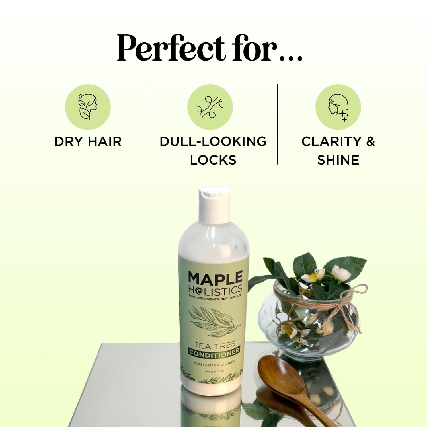 Foto 3 pulgar | Acondicionador Maple Holistics Con Aceite De Árbol De Té Para Cabello Seco, 250 Ml - Venta Internacional.