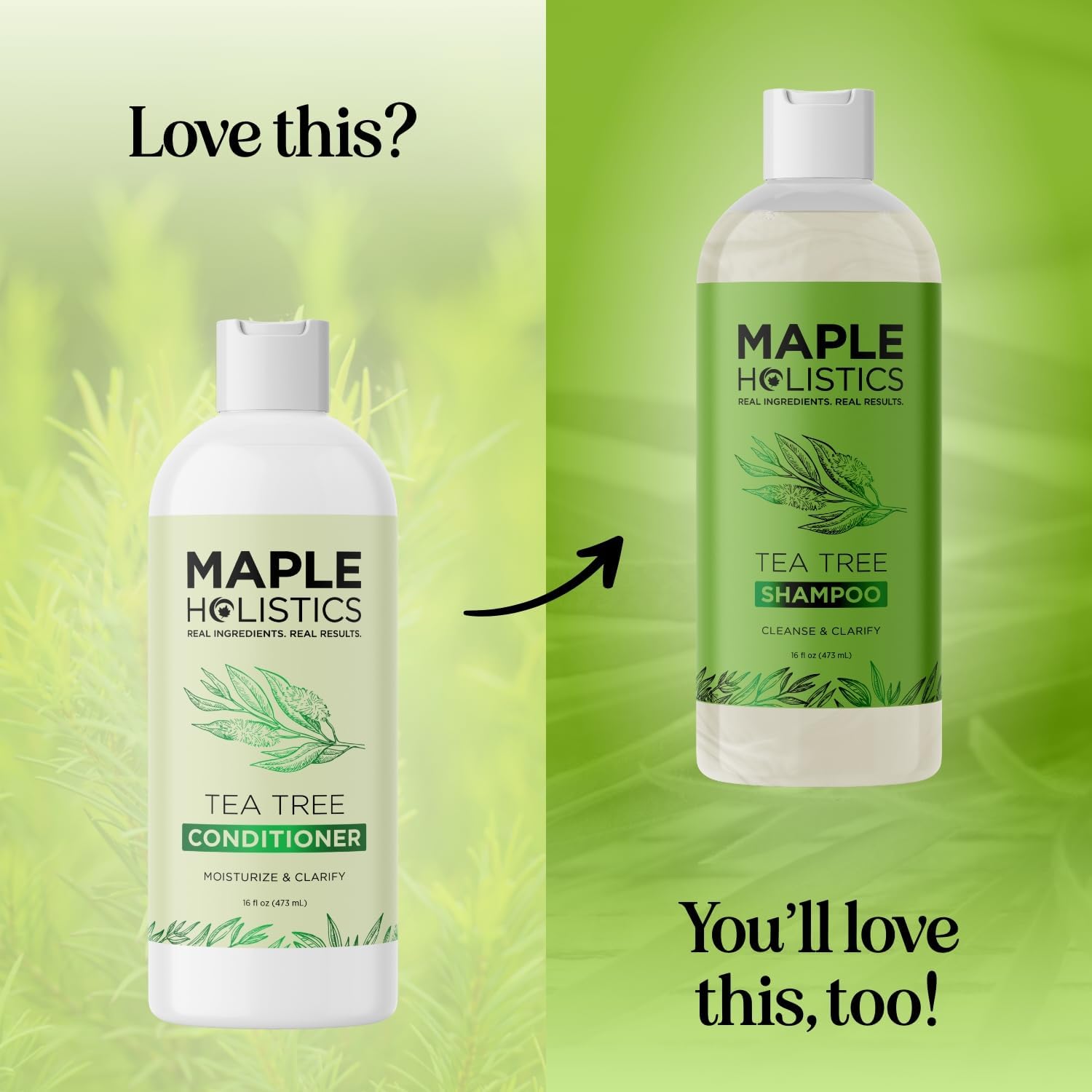 Foto 6 pulgar | Acondicionador Maple Holistics Con Aceite De Árbol De Té Para Cabello Seco, 250 Ml - Venta Internacional.