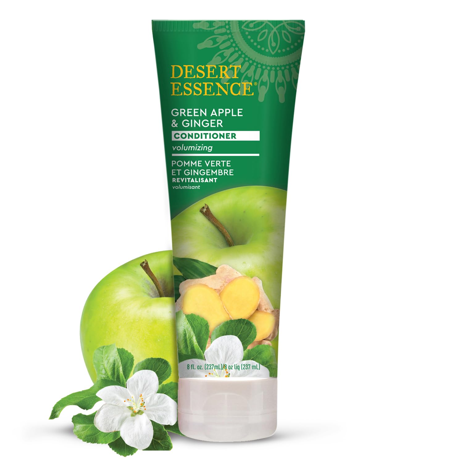 Foto 2 pulgar | Acondicionador Desert Essence, Manzana Verde Y Jengibre, 240 Ml - Venta Internacional.