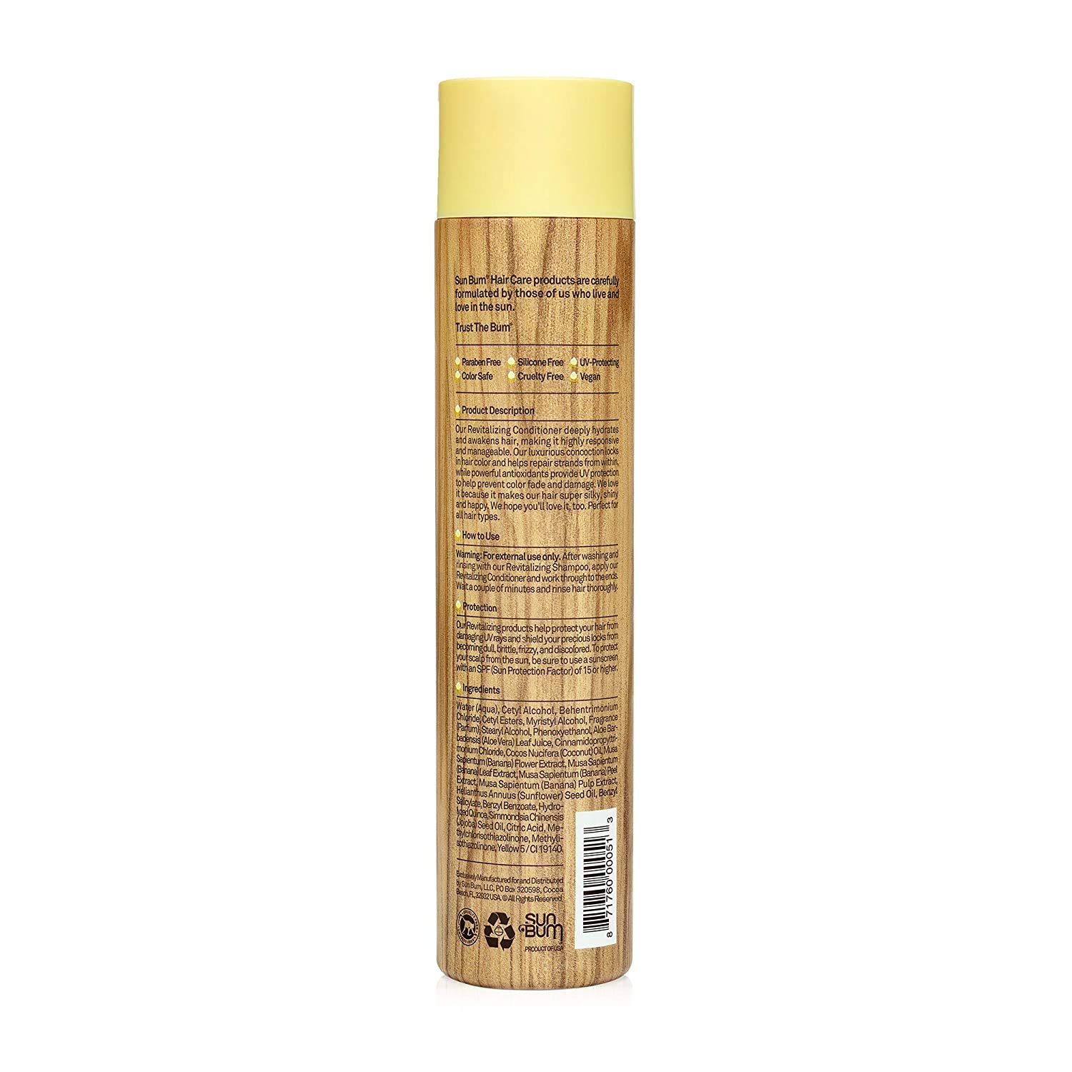 Foto 3 pulgar | Acondicionador Sun Bum Revitalizing 300 Ml Suavizante Uv Protect - Venta Internacional.