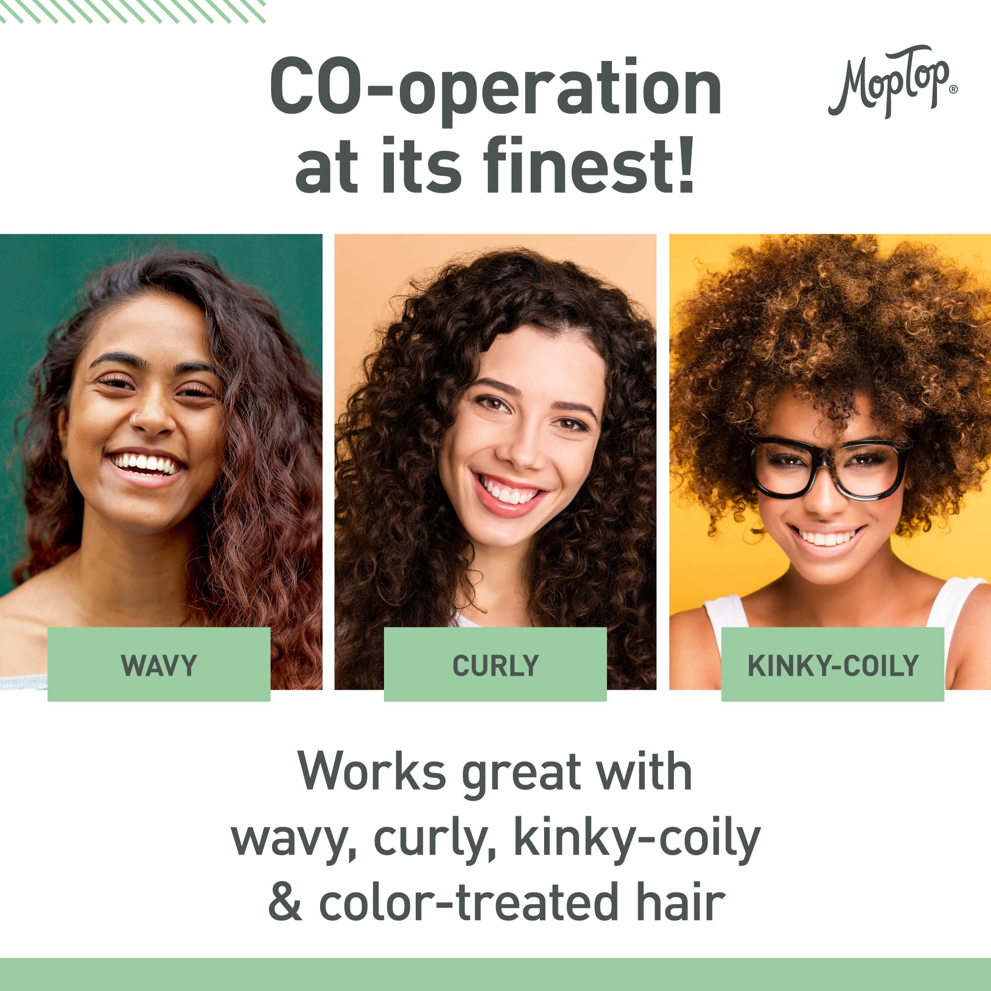 Foto 3 | Acondicionador Limpiador Moptop Cowash Curly Hair 240 Ml Citrus - Venta Internacional.