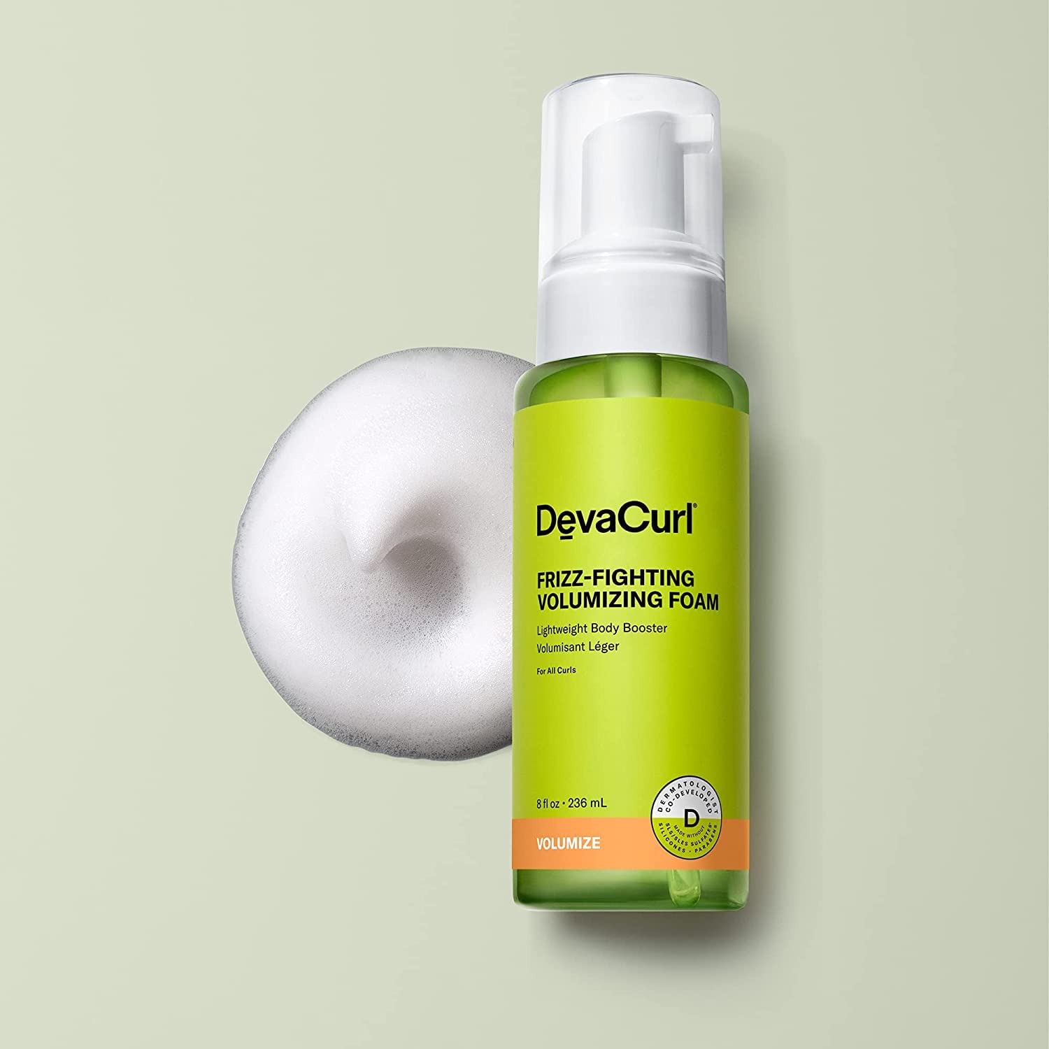 Foto 3 pulgar | Espuma Voluminizadora Devacurl Frizz-fighting Superfruits 240 Ml - Venta Internacional.