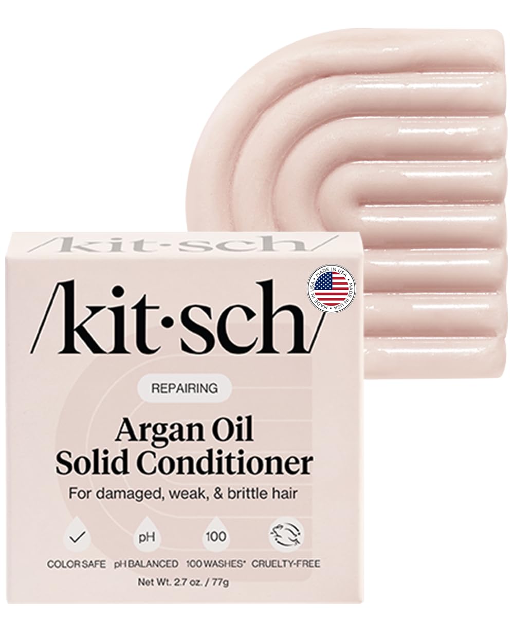 Foto 1 | Acondicionador Kitsch, Aceite De Argán Reparador, 80 Ml, Vegano, Ee. Uu. - Venta Internacional.