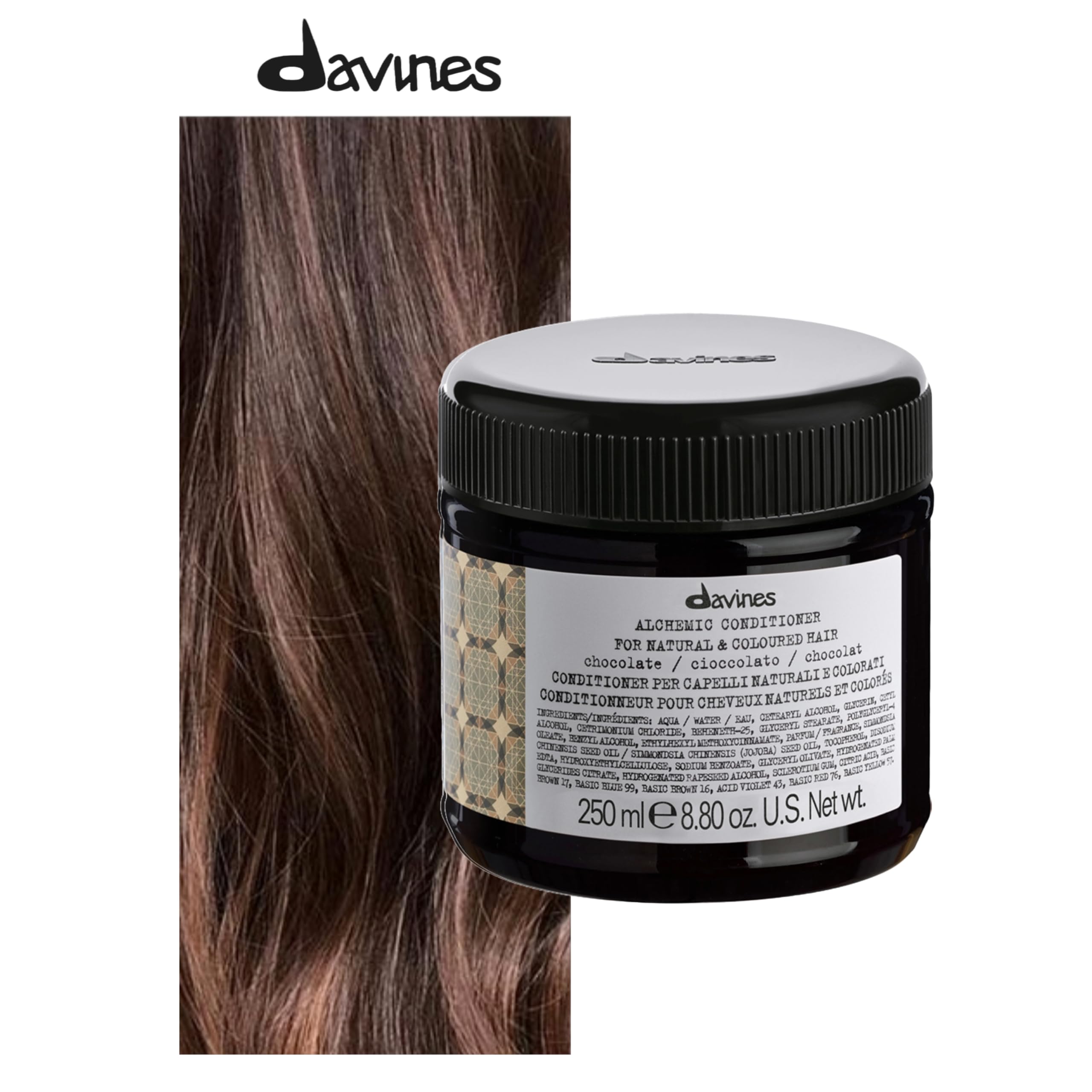 Foto 3 pulgar | Acondicionador Davines Alchemic Chocolate Para Cabello Castaño Oscuro 260 Ml - Venta Internacional.