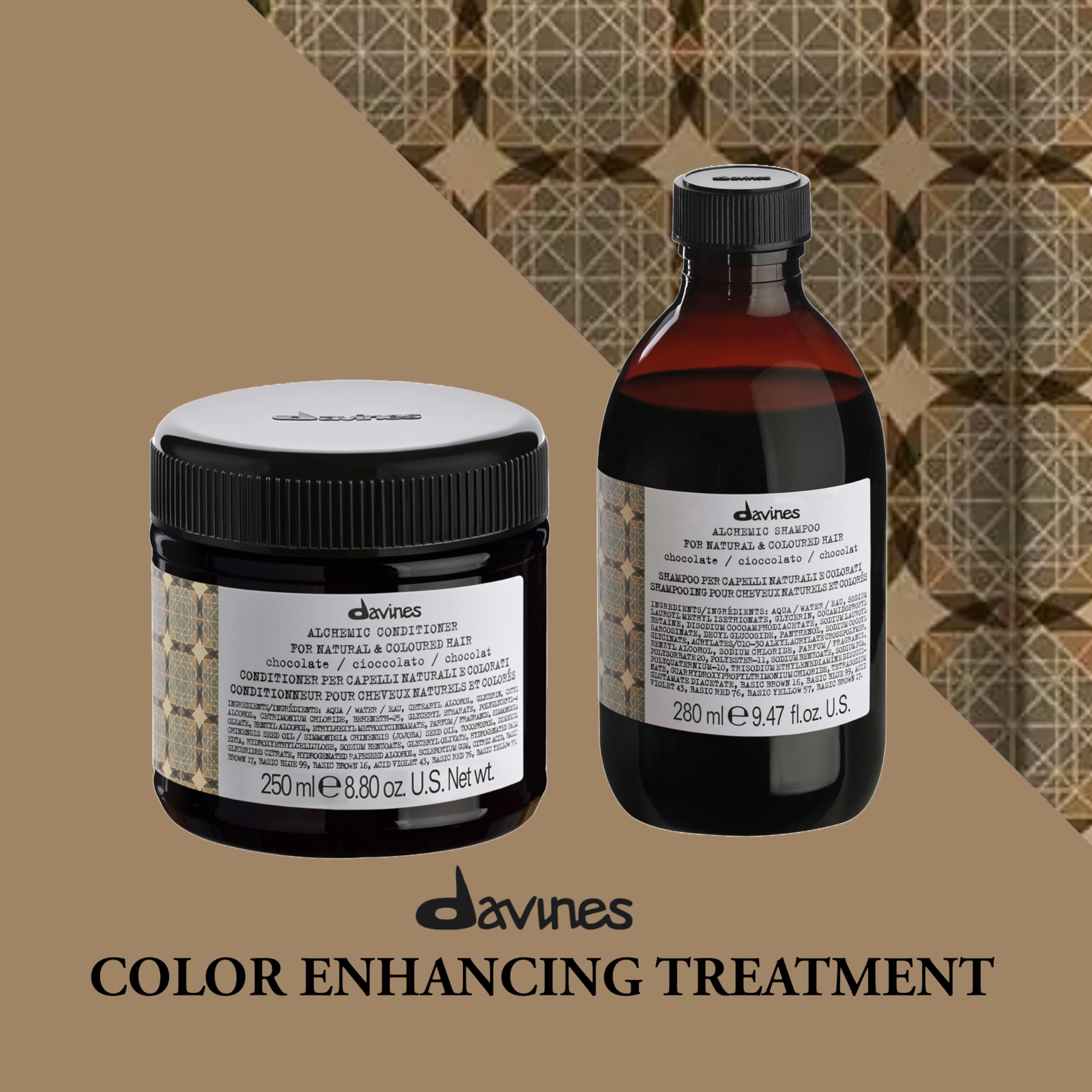 Foto 3 | Acondicionador Davines Alchemic Chocolate Para Cabello Castaño Oscuro 260 Ml - Venta Internacional.