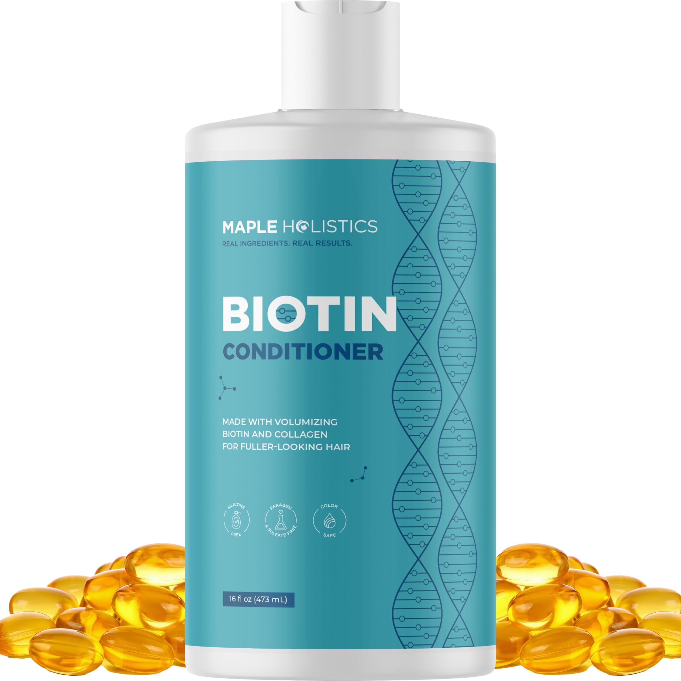 Foto 2 pulgar | Acondicionador Maple Holistics Con Biotina Voluminizadora Para Cabello Delgado - Venta Internacional.