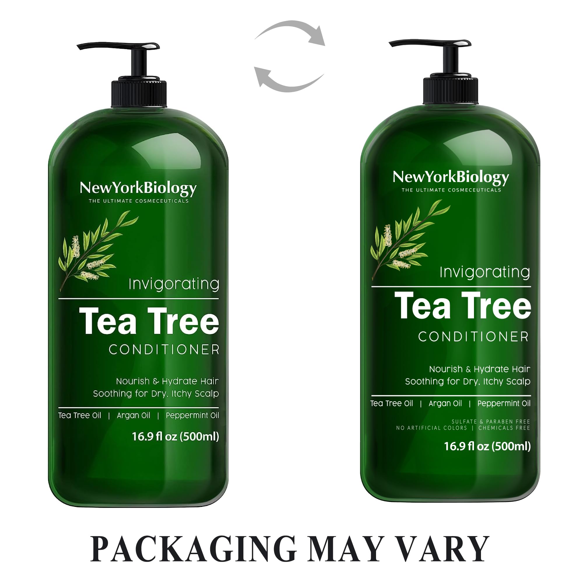 Foto 3 | Acondicionador New York Biology Tea Tree 500 Ml Para Aliviar La Caspa - Venta Internacional.