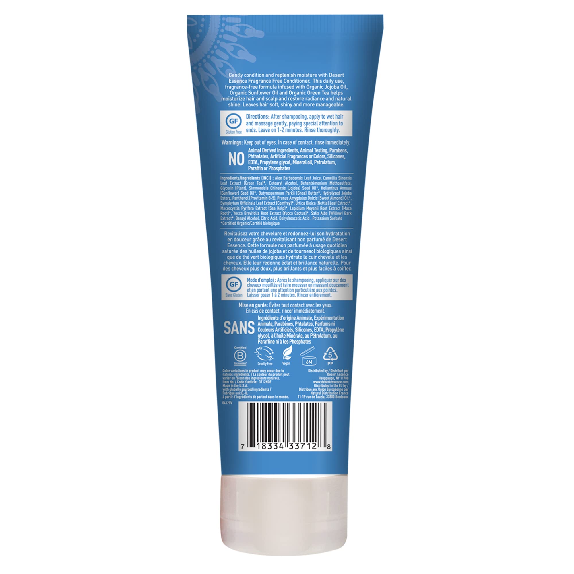 Foto 4 pulgar | Acondicionador Desert Essence Pure Sin Fragancia, 240 Ml X 2 - Venta Internacional.