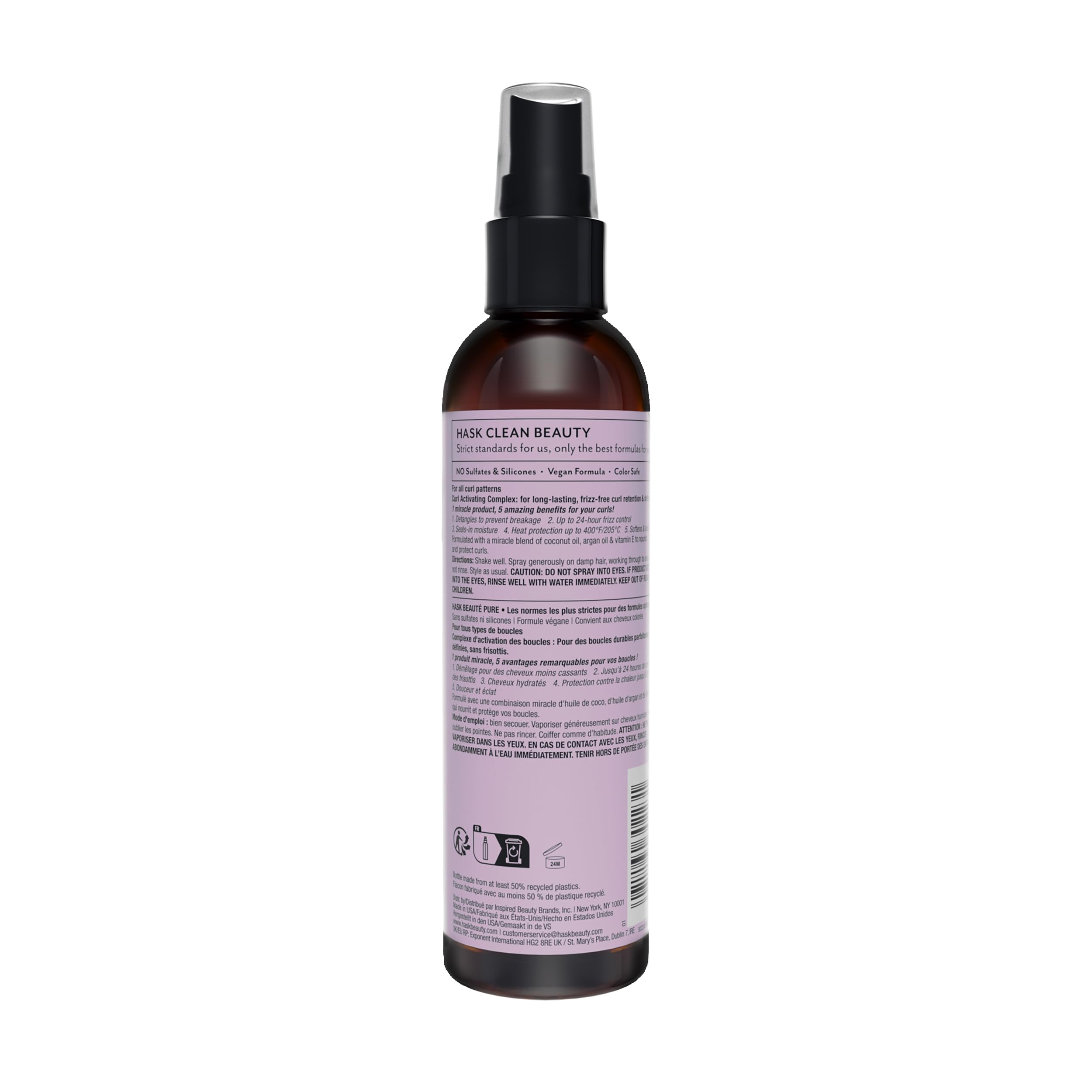 Foto 7 pulgar | Acondicionador En Aerosol Sin Enjuague Hask Curl Care 5 En 1 Vegan - Venta Internacional.