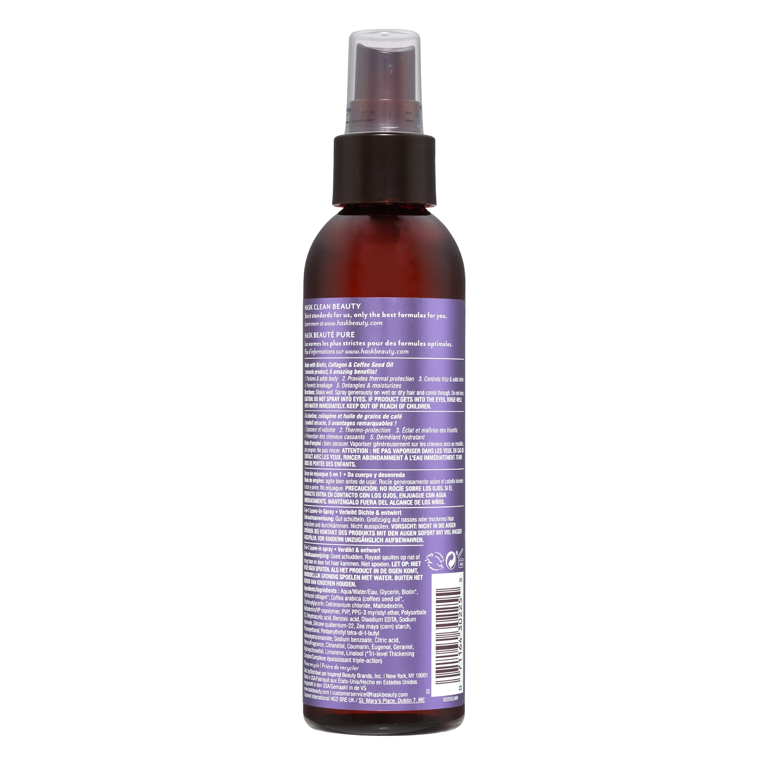 Foto 3 pulgar | Spray Acondicionador Sin Enjuague Hask Thickening Biotin 5 En 1 - Venta Internacional.