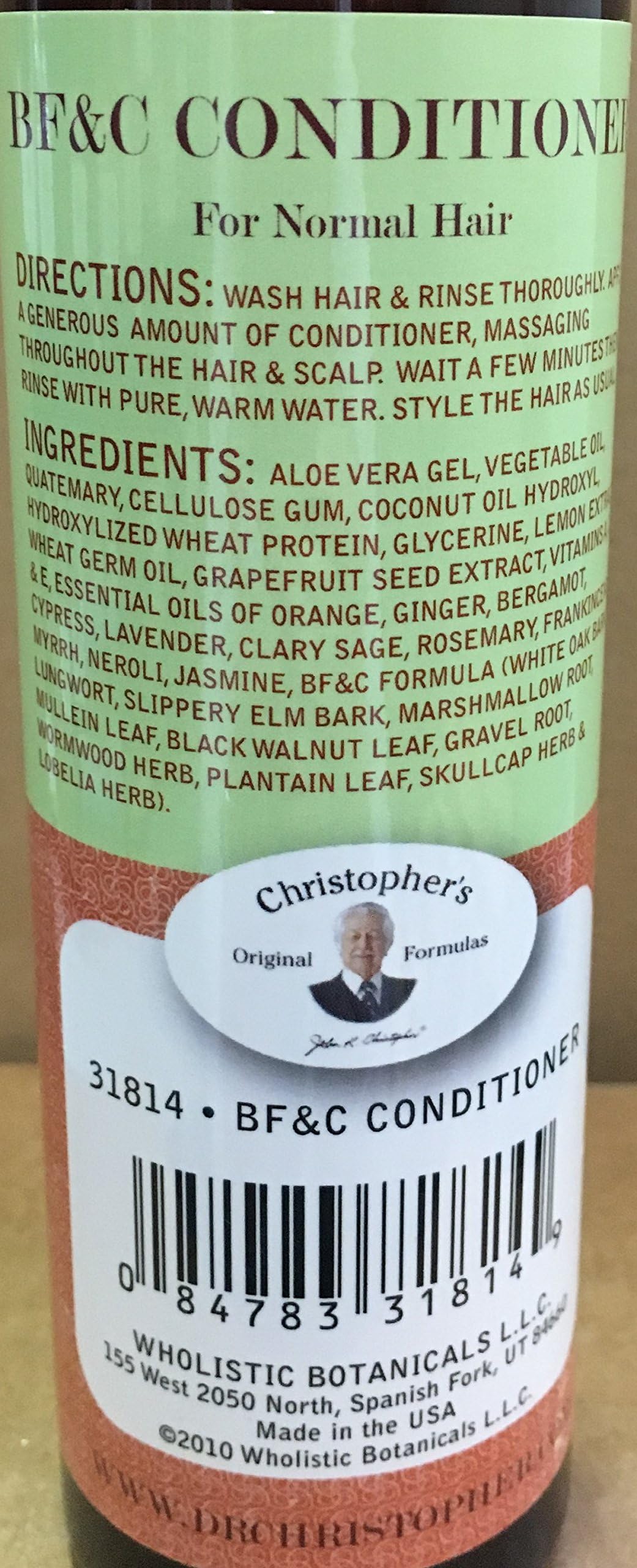 Foto 5 | Acondicionador Christopher's Original Formulas Bf&c 240 Ml - Venta Internacional.