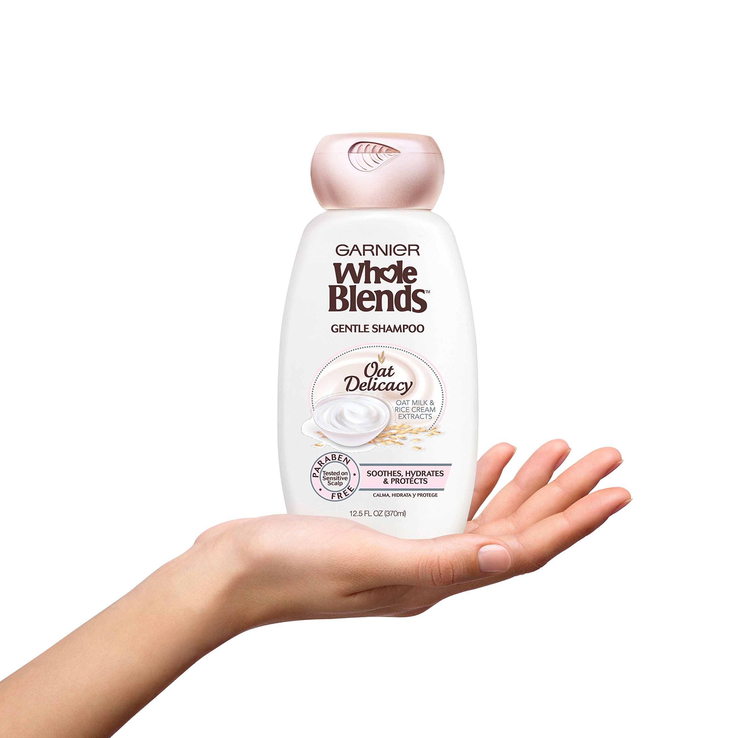 Foto 4 pulgar | Champú Garnier Whole Blends Gentle Oat Delicacy 370 Ml - Venta Internacional.