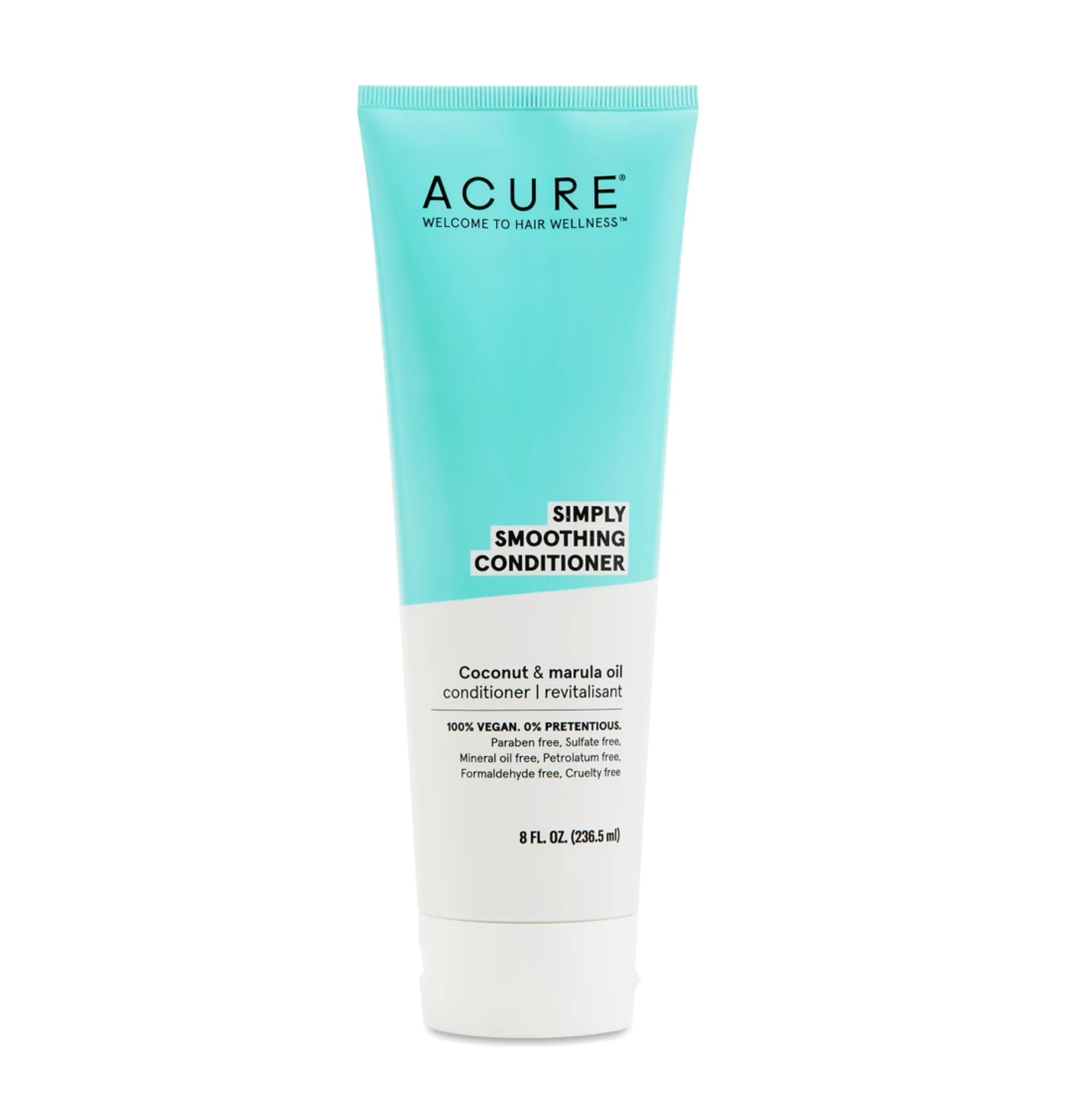 Acondicionador Acure Simply Smoothing Con Aceite De Marula, 240 Ml, 100% Vegano - Venta Internacional.
