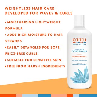 Foto 3 | Acondicionador Cantu Weightless Smoothing 400 Ml - Venta Internacional.