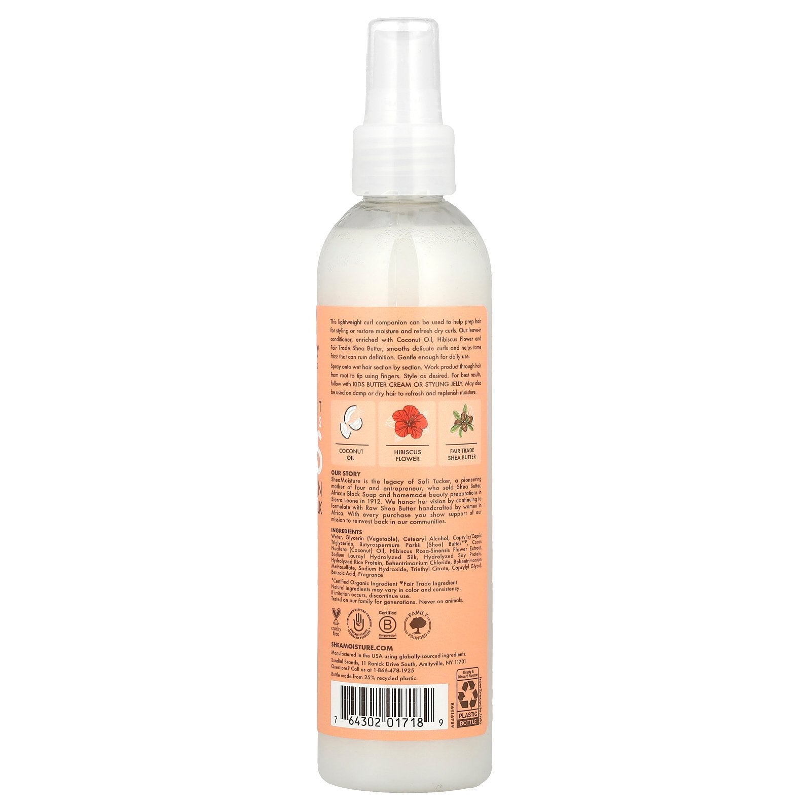 Foto 3 pulgar | Leche Acondicionadora Sheamoisture Kids Con Manteca De Karité 237 Ml - Venta Internacional.