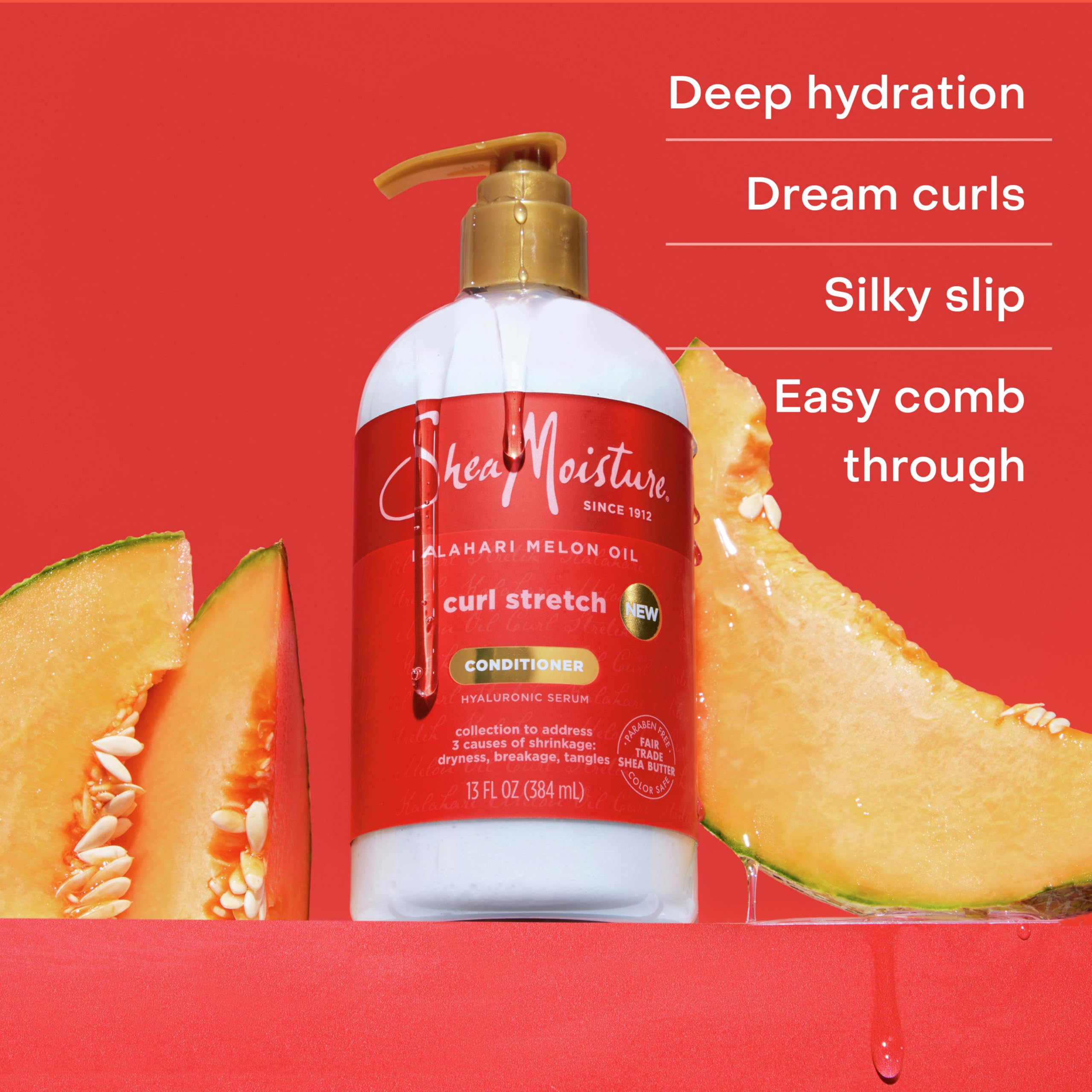 Foto 7 pulgar | Acondicionador Sheamoisture Curl Stretch Kalahari Melon 384 Ml - Venta Internacional.