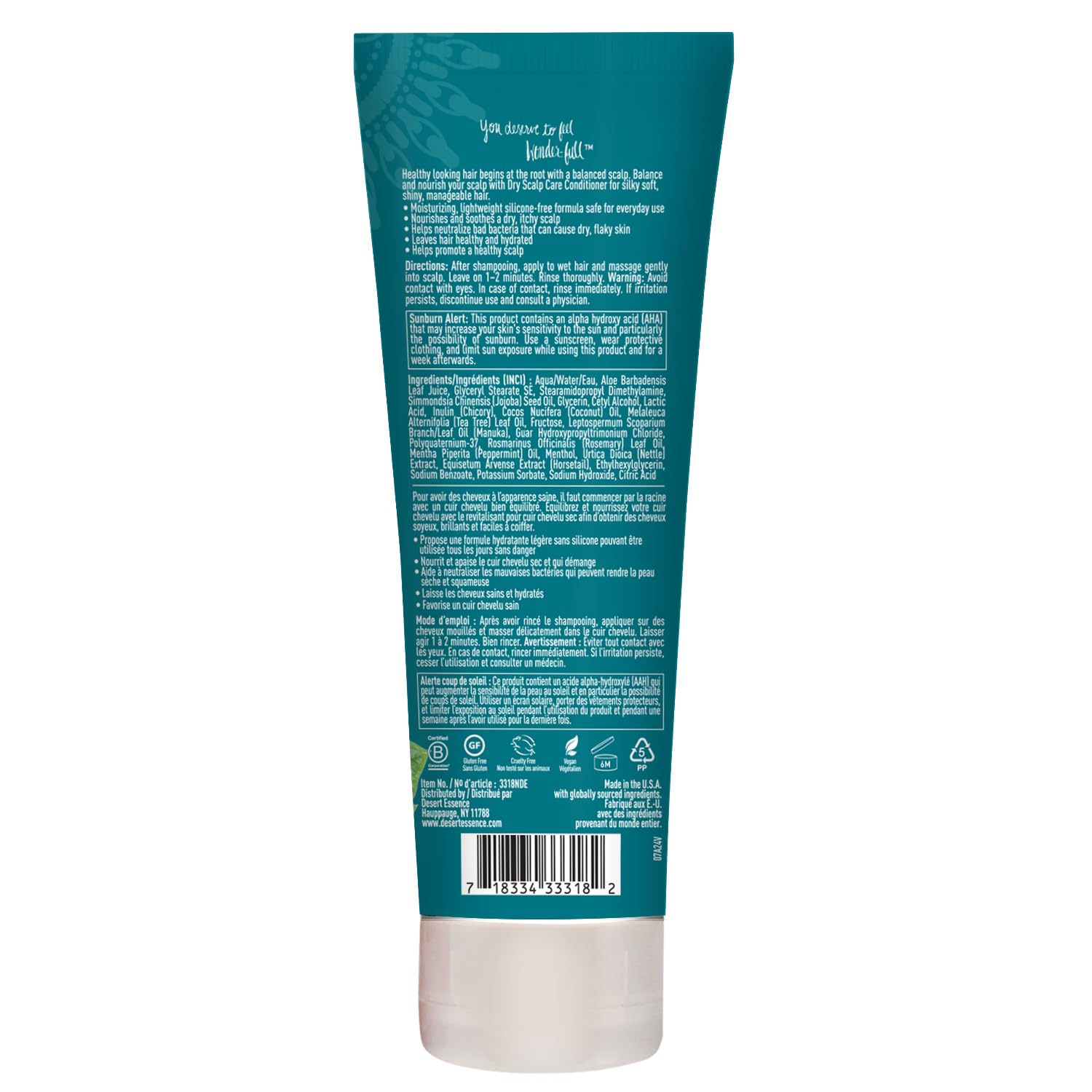 Foto 7 pulgar | Acondicionador Desert Essence Para Cuero Cabelludo Seco  Árbol De Té Y Manuka  240 Ml - Venta Internacional.