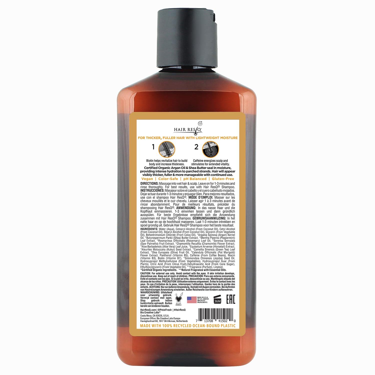 Foto 2 | Acondicionador Petal Fresh Hair Resq Para Cabello Seco  355 Ml  Vegano - Venta Internacional.