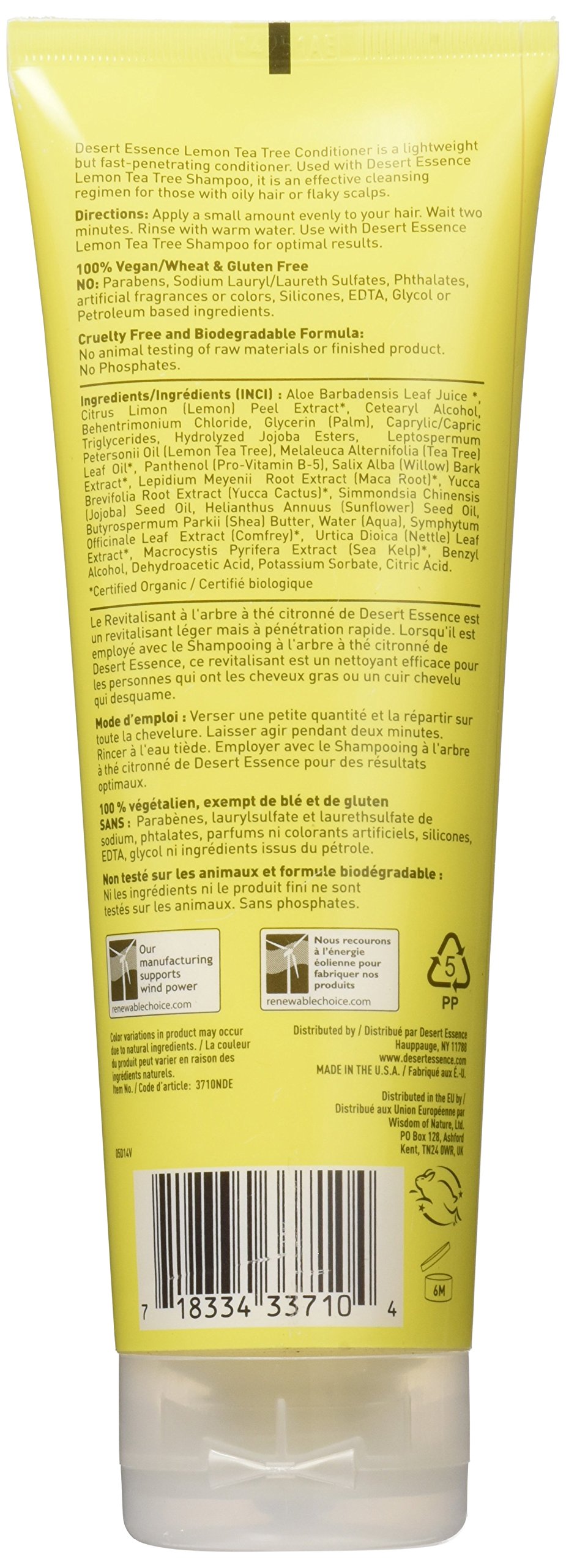 Foto 3 pulgar | Acondicionador Desert Essence Té De Limón 240 Ml - Venta Internacional.