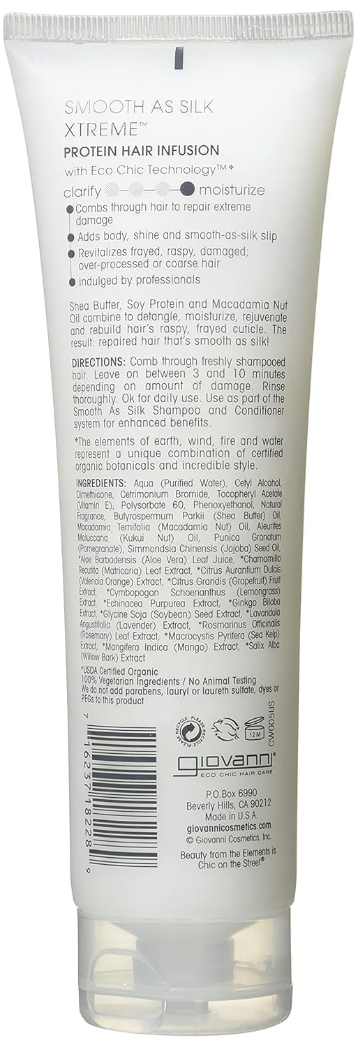 Foto 3 pulgar | Mascarilla Capilar Giovanni Smooth As Silk Xtreme Protein 150 Ml X 2 - Venta Internacional.