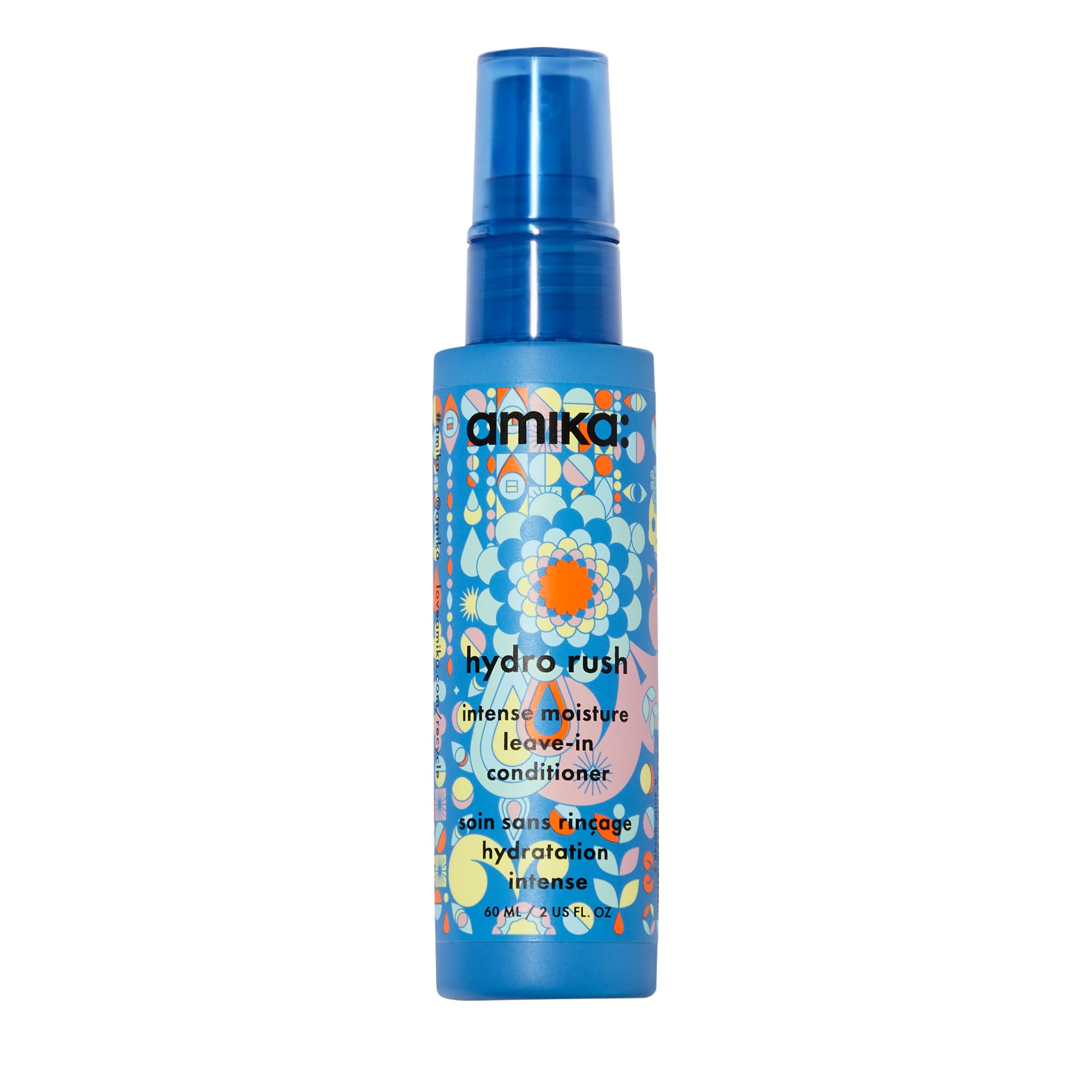 Acondicionador Sin Enjuague Amika Hydro Rush De Hidratación Intensa  60 Ml - Venta Internacional.